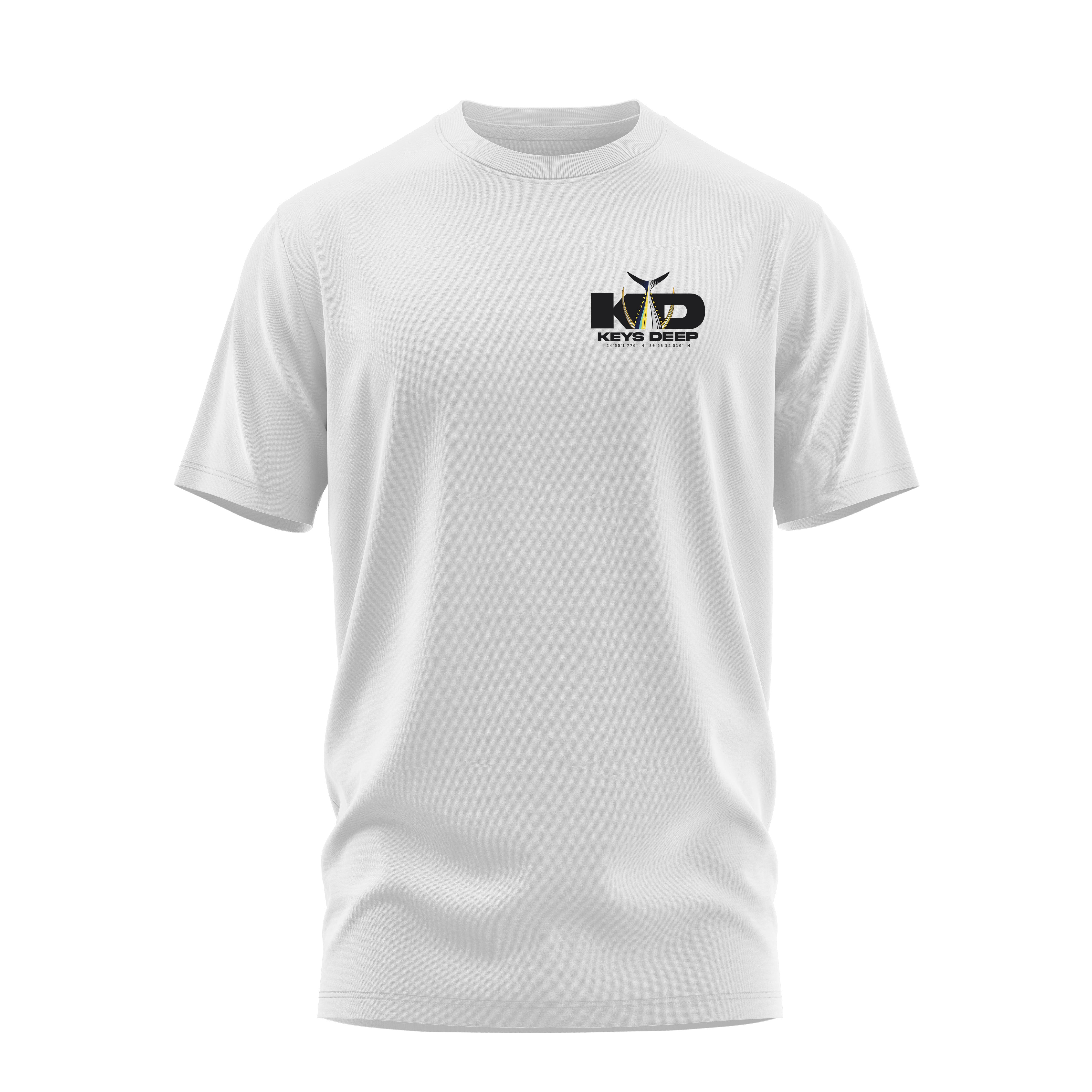 KD Yellowfin Tuna Coordinates | Unisex T-Shirt | Keysdeep
