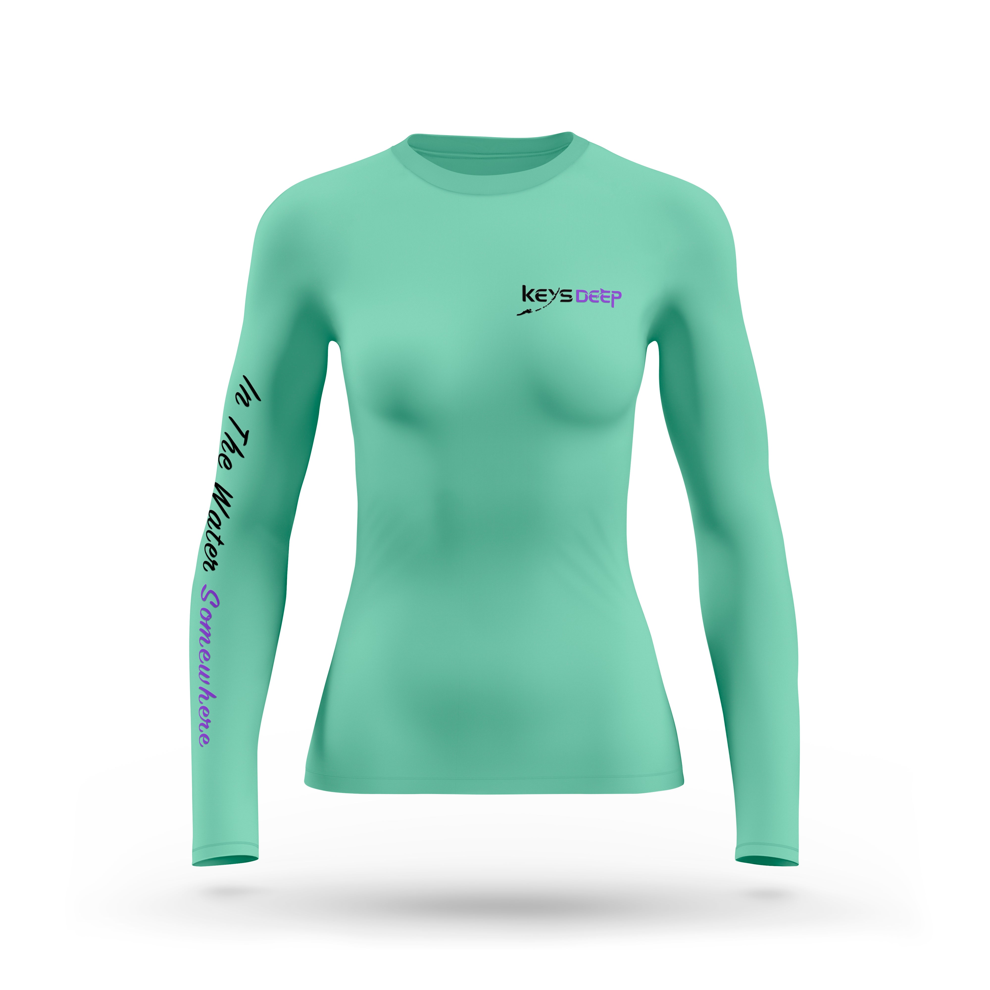 Ladies | Sea Foam | Turtle | Long Sleeve