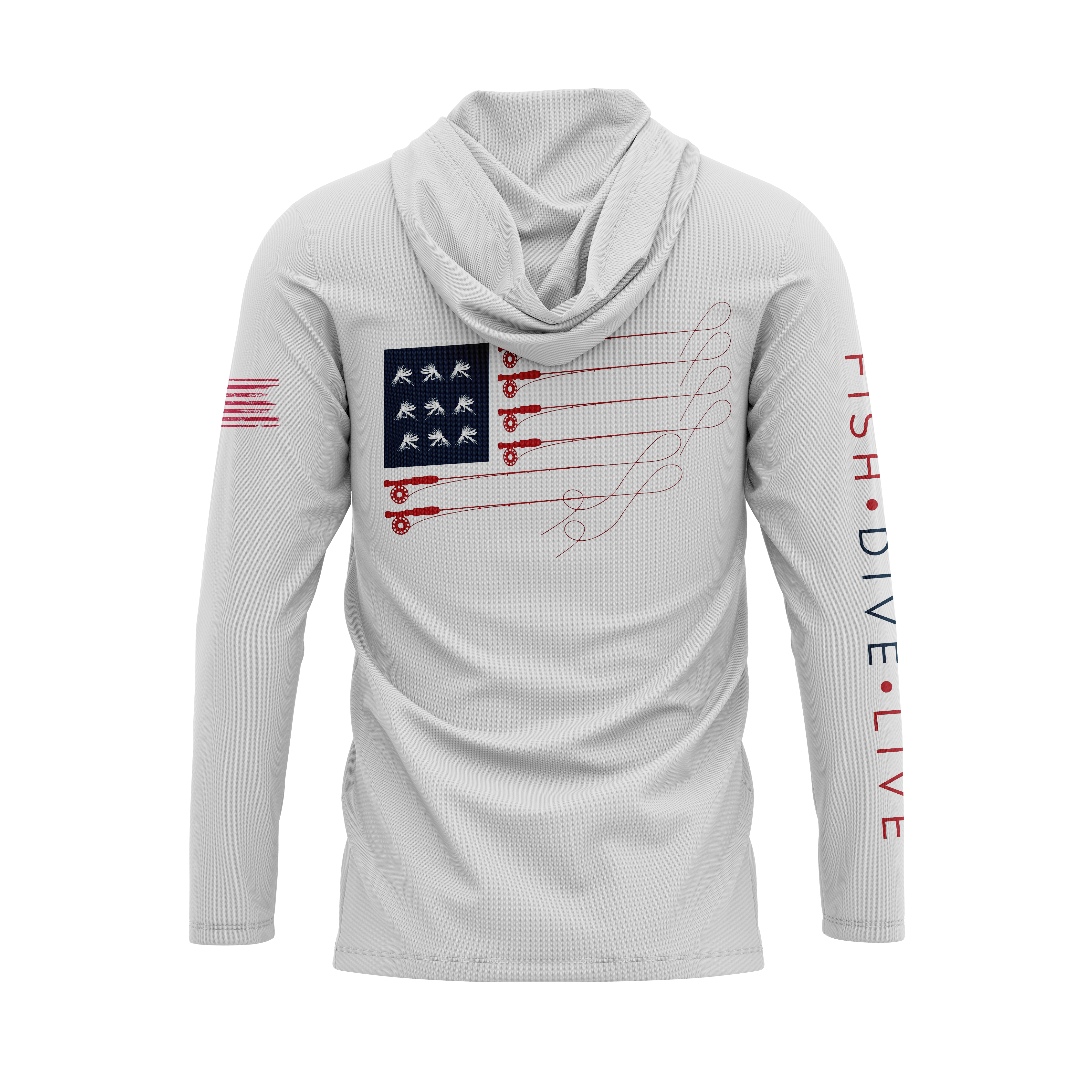 Back Country Fly Fishing | Light Gray | Hoodie Long Sleeve