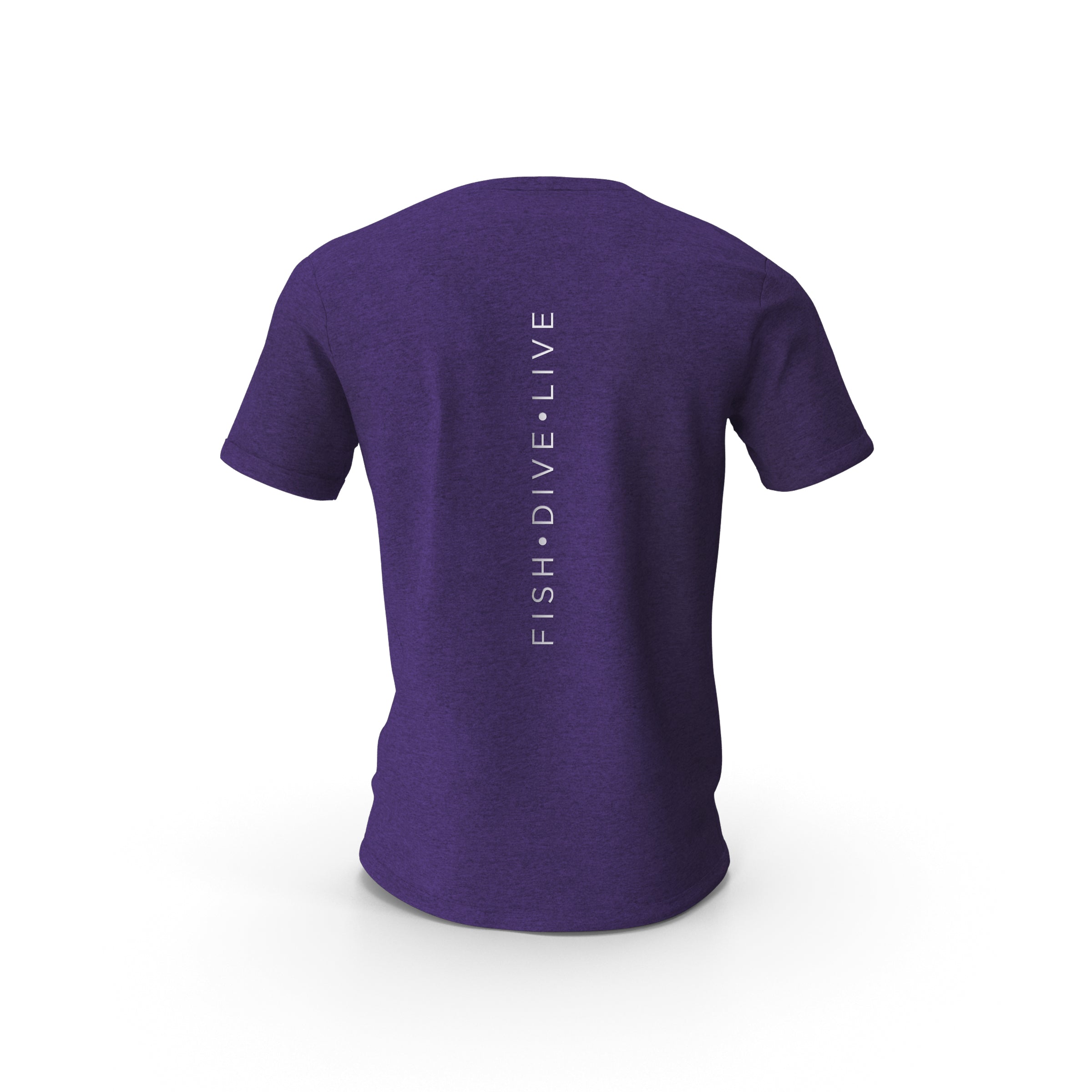 Fish.Dive.Live. | Storm | Men’s Cotton T-Shirt | Keysdeep