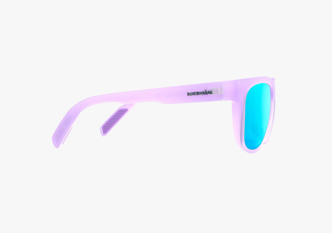 Chelem | Lavender Gloss Frame | Blue Mirror Glass Lenses | Bajio