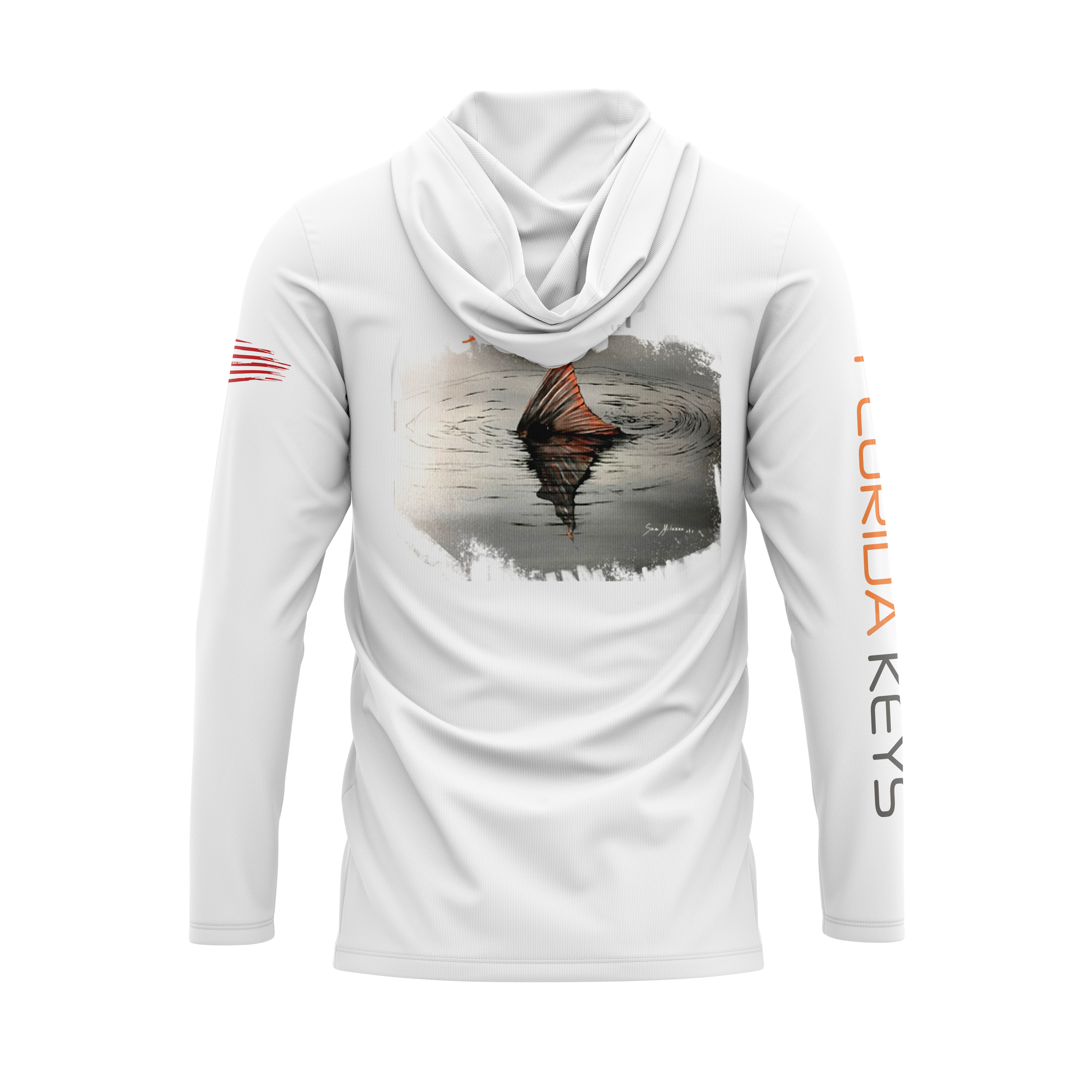 Sam Milazzo Collection | Redfish | Long Sleeve Hoodie | Keysdeep