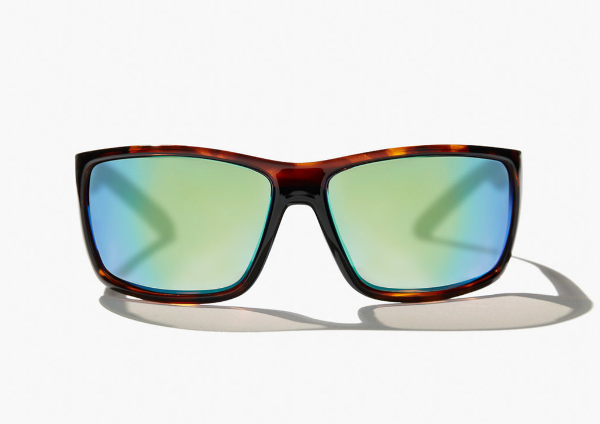 Bales Beach | Brown Tortoise Gloss Frame | Green Mirror Lenses