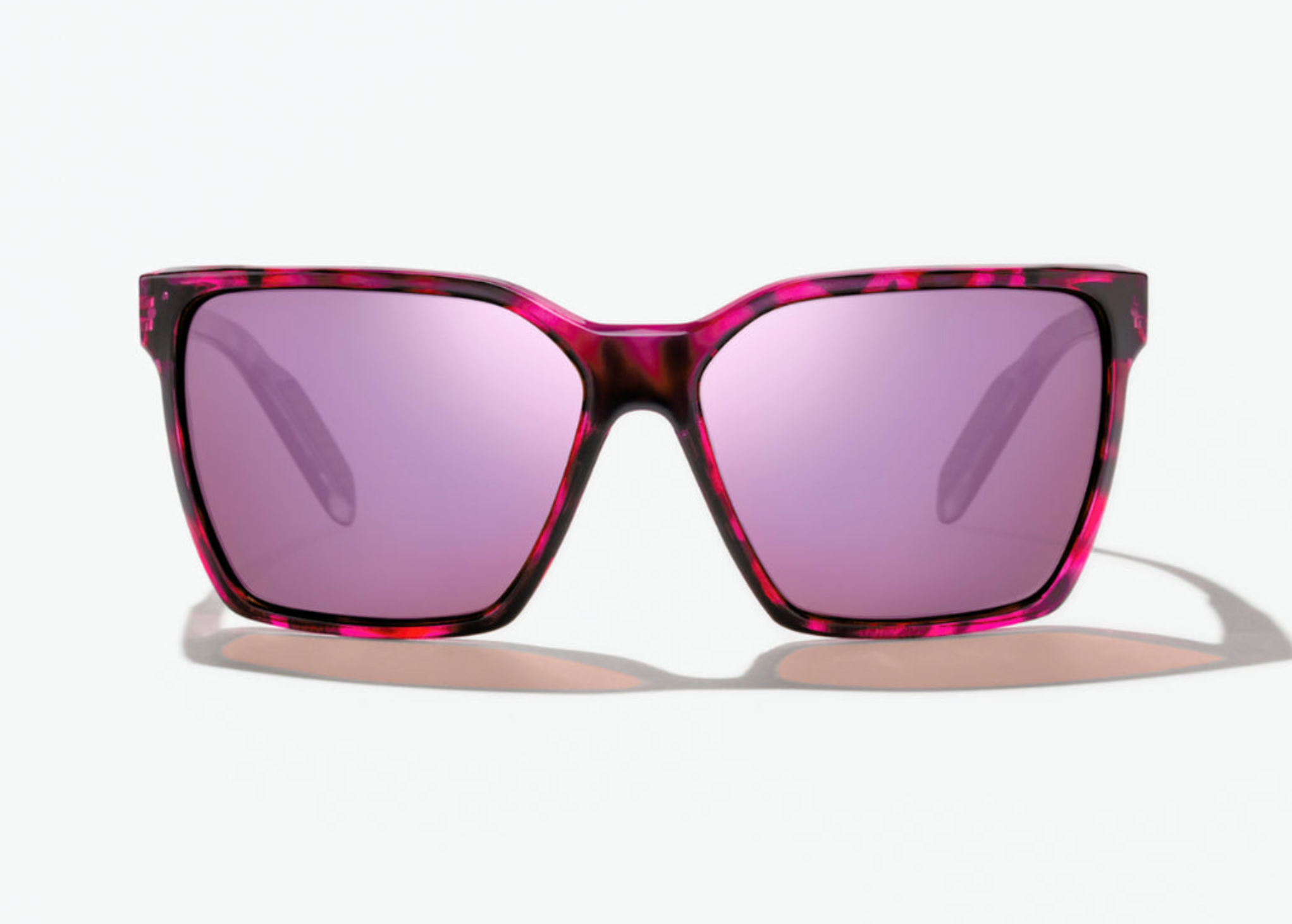 Eldora | Pink Tortoise Gloss Frame | Rose Mirror Polycarbonate Lenses | Bajio