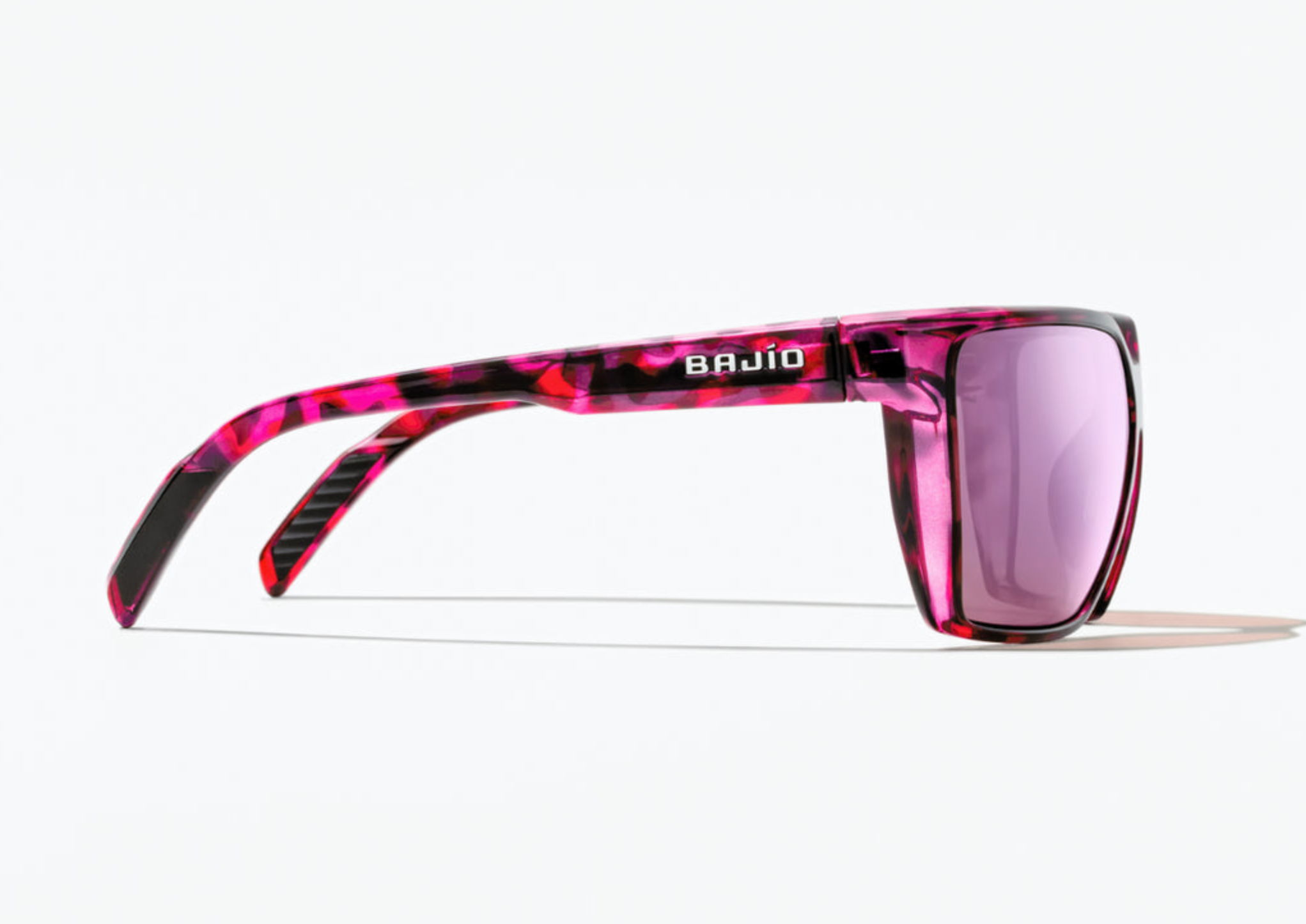 Eldora | Pink Tortoise Gloss Frame | Rose Mirror Polycarbonate Lenses | Bajio