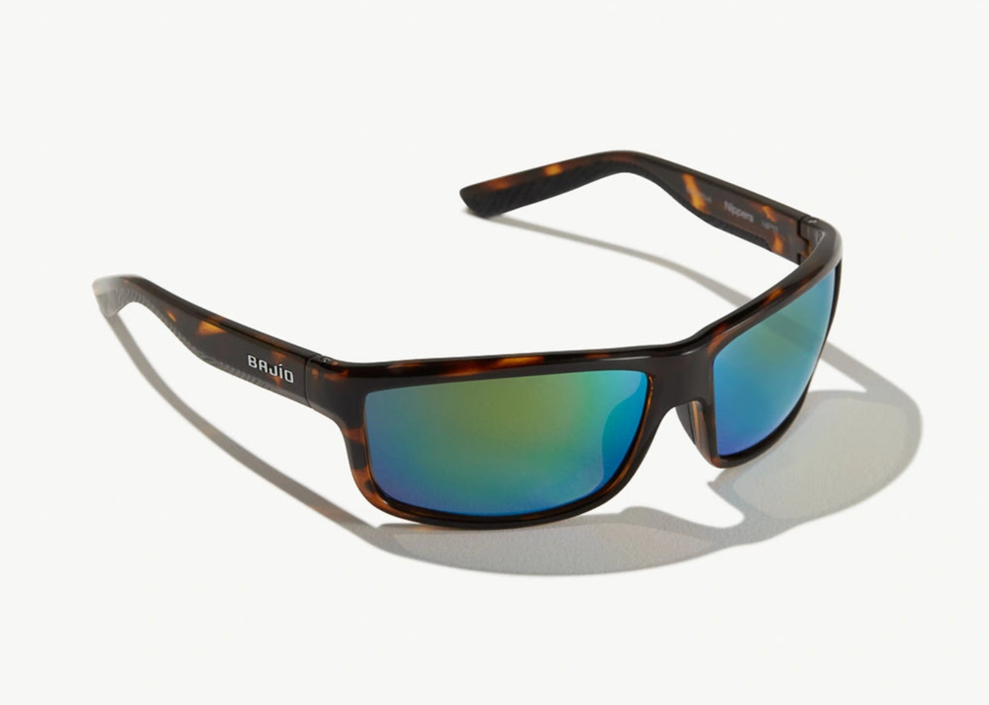 Nippers | Brown Tortoise Gloss Frame | Green Mirror Glass Lenses