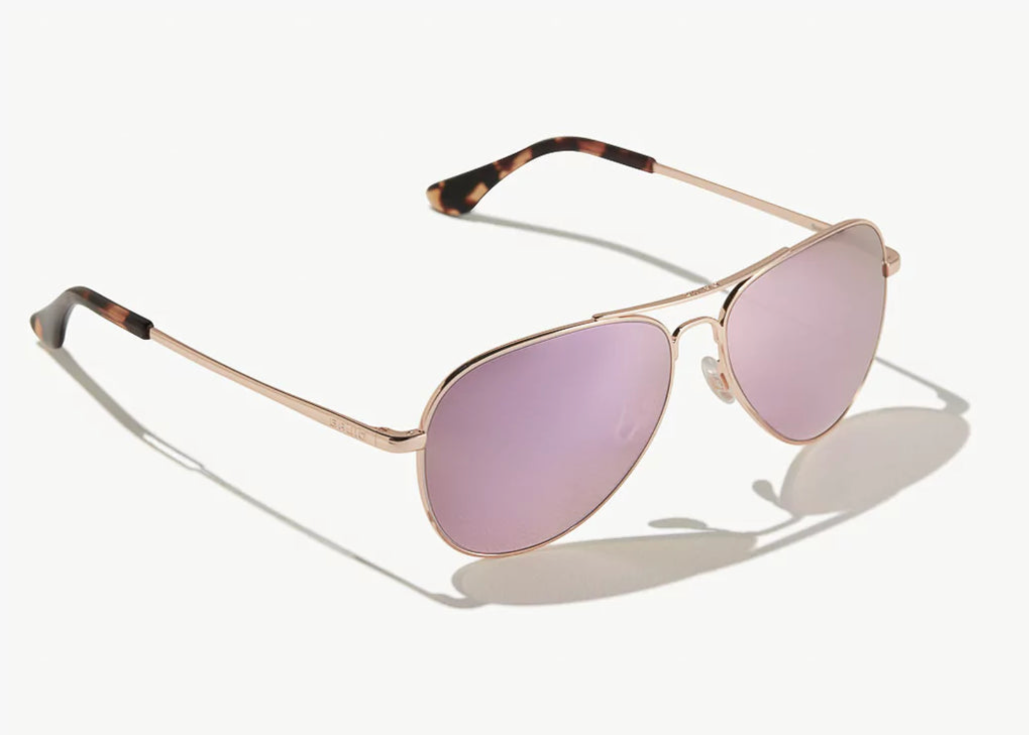 Soldado | Rose Gold Frame | Rose Mirror Polycarbonate Lenses | Bajio