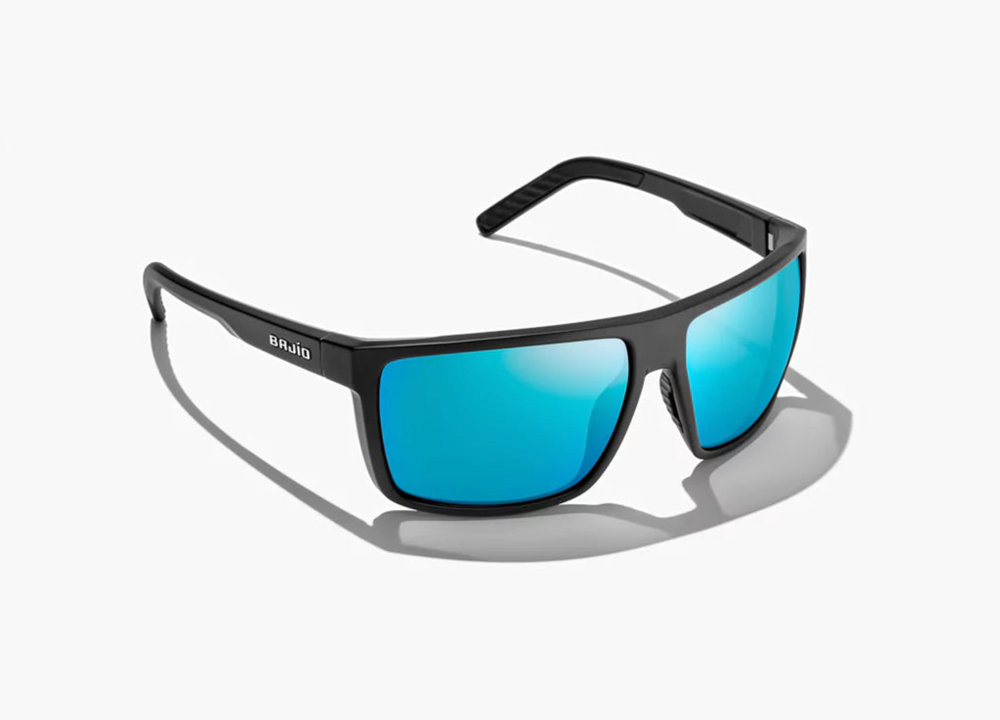 Toads | Black Matte Frame | Blue Mirror Glass Lenses