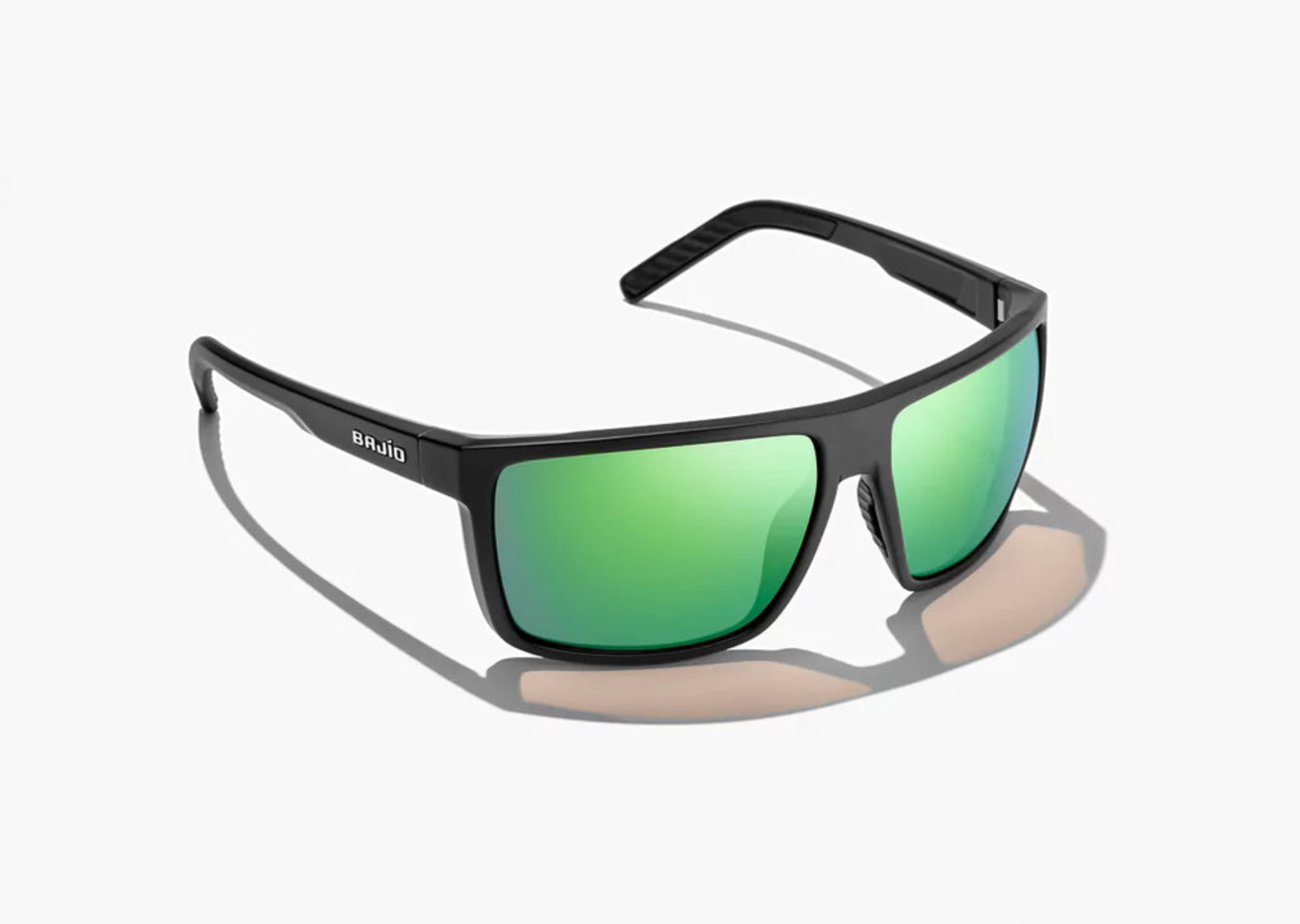 Toads | Black Matte Frame | Green Mirror Glass Lenses