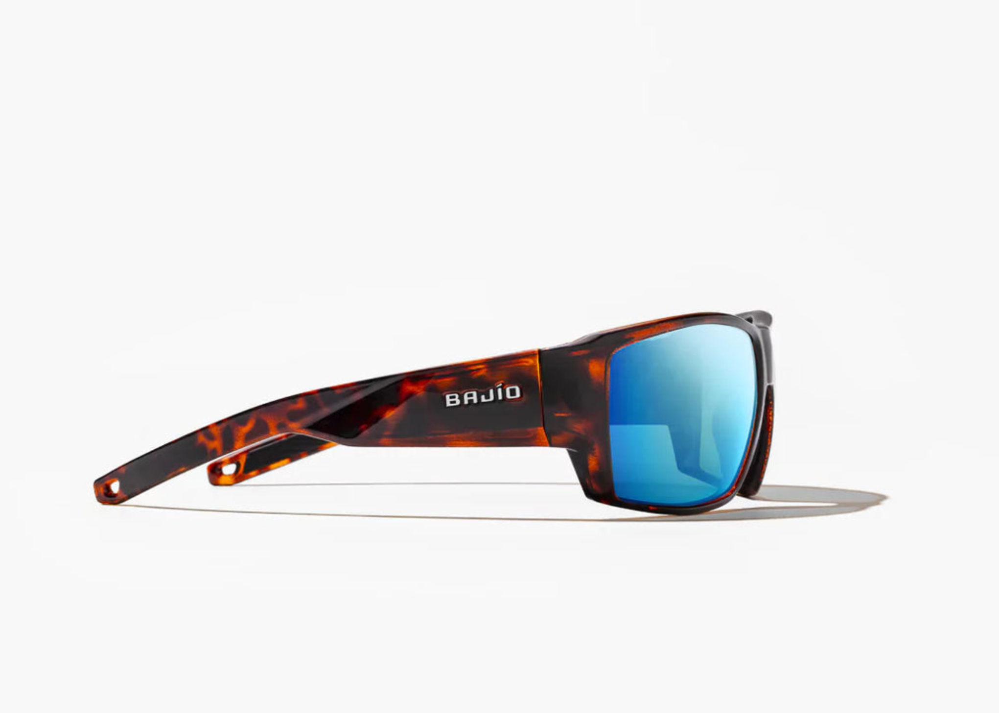 Vega | Brown Tortoise Matte Frame | Blue Mirror Glass Lenses