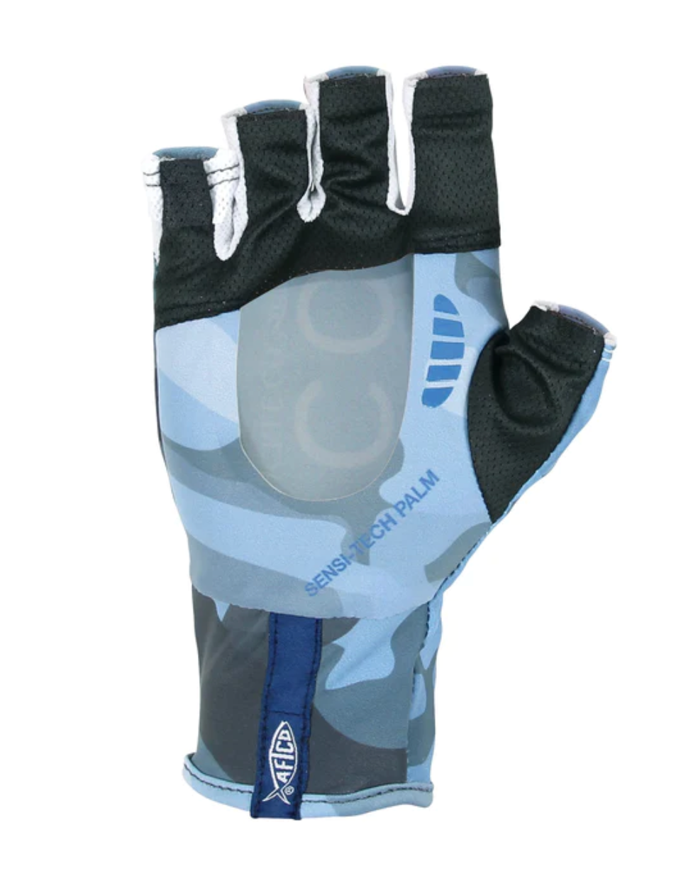 Solago Gloves Blue Camo | Aftco