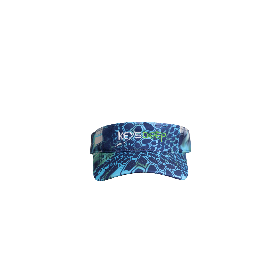 Keys Deep | Blue & Green | Visor