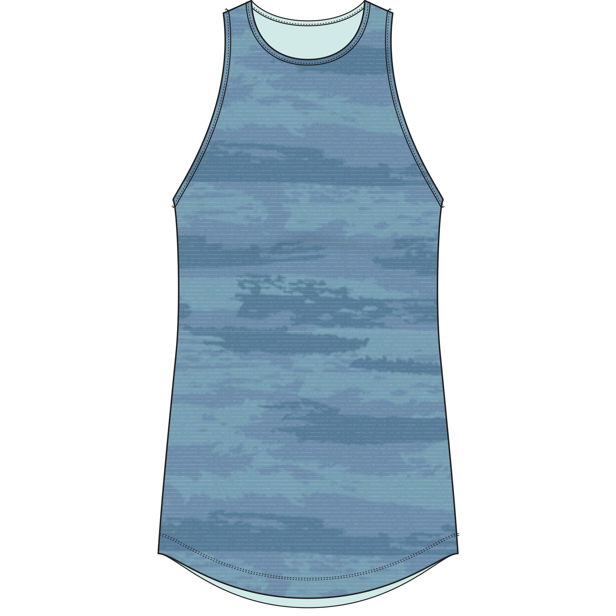 Ocean Bound Printed | Tank Top | Ladies