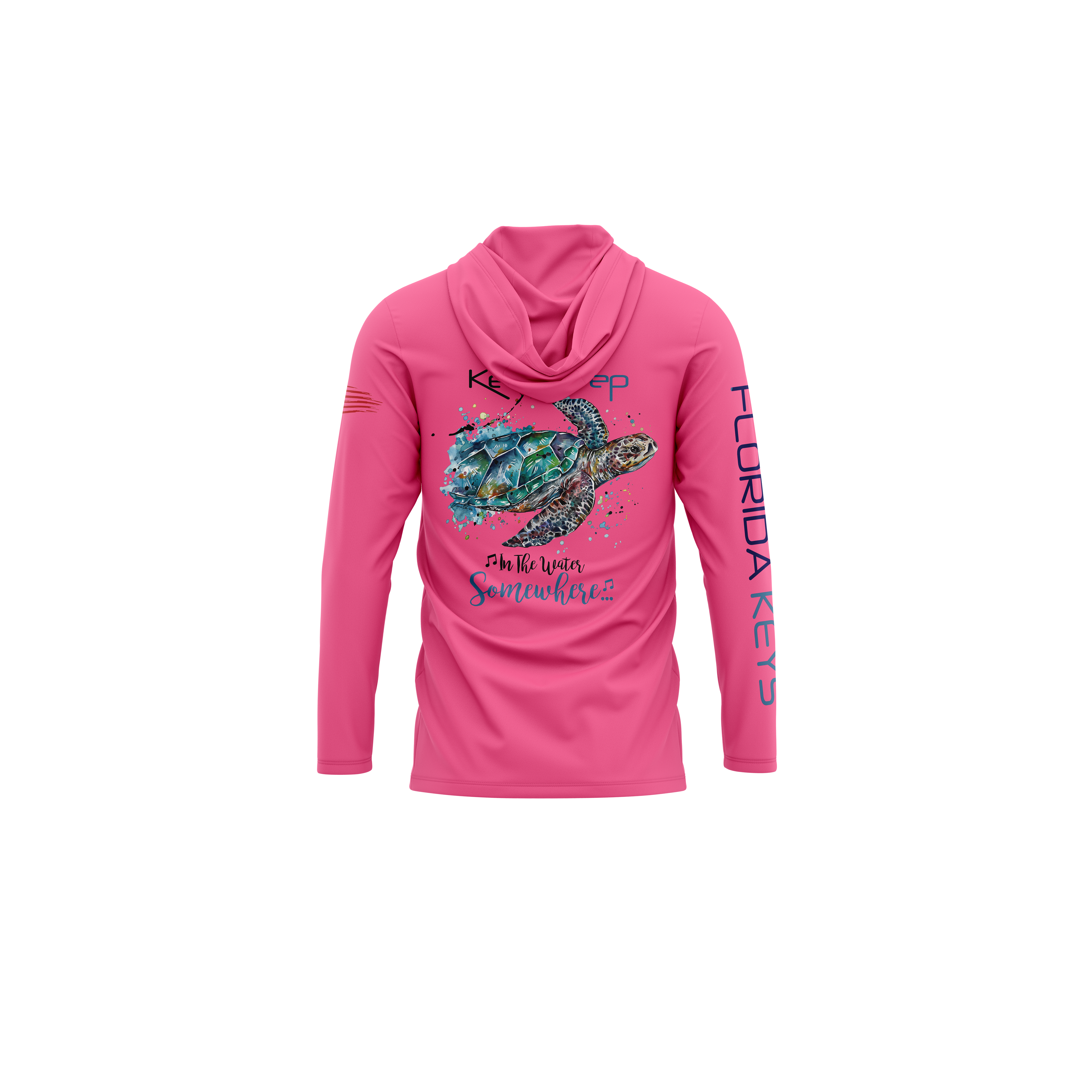 Youth | Sea Turtle | Pink | Hoodie Long Sleeve
