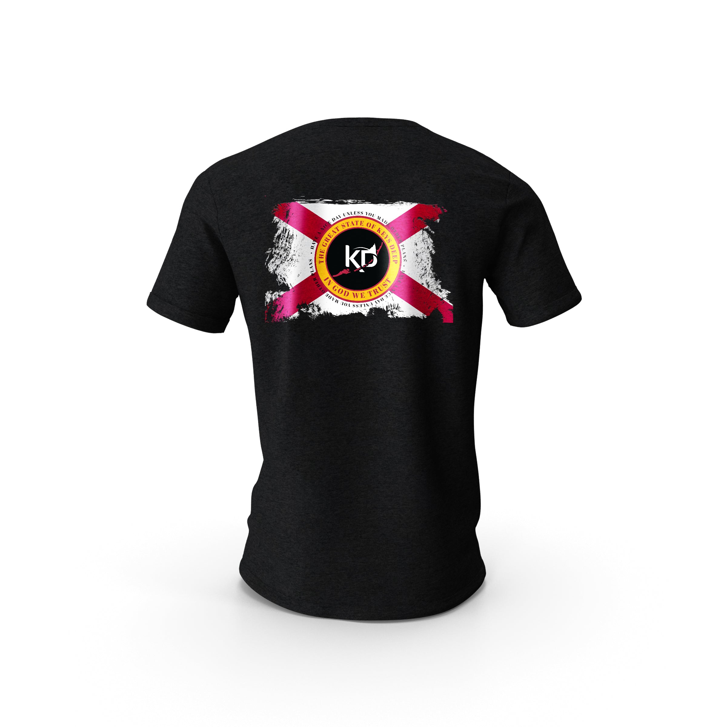 Great State of Keys Deep | Black | Men’s Cotton T-Shirt