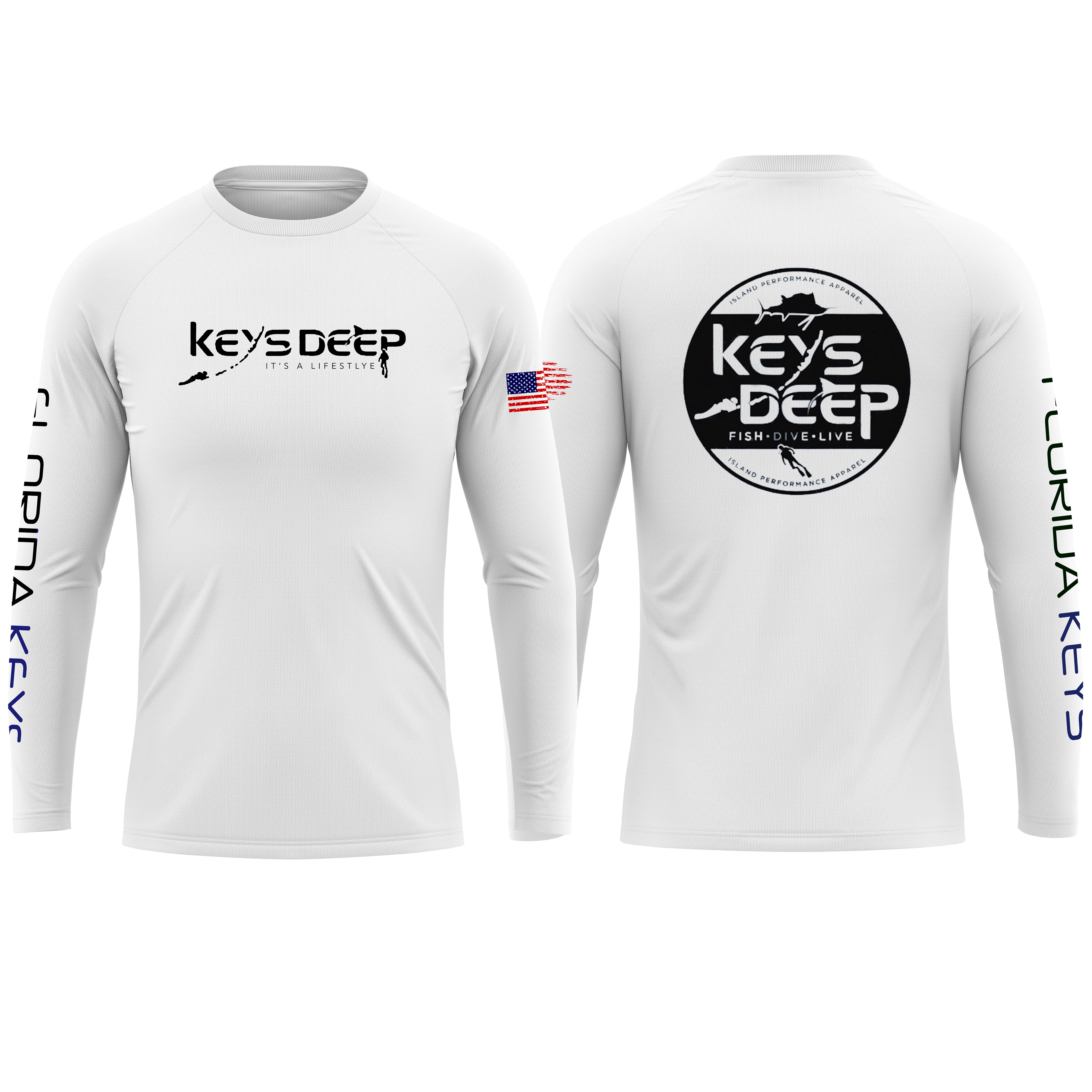 KD Round | White | Long Sleeve