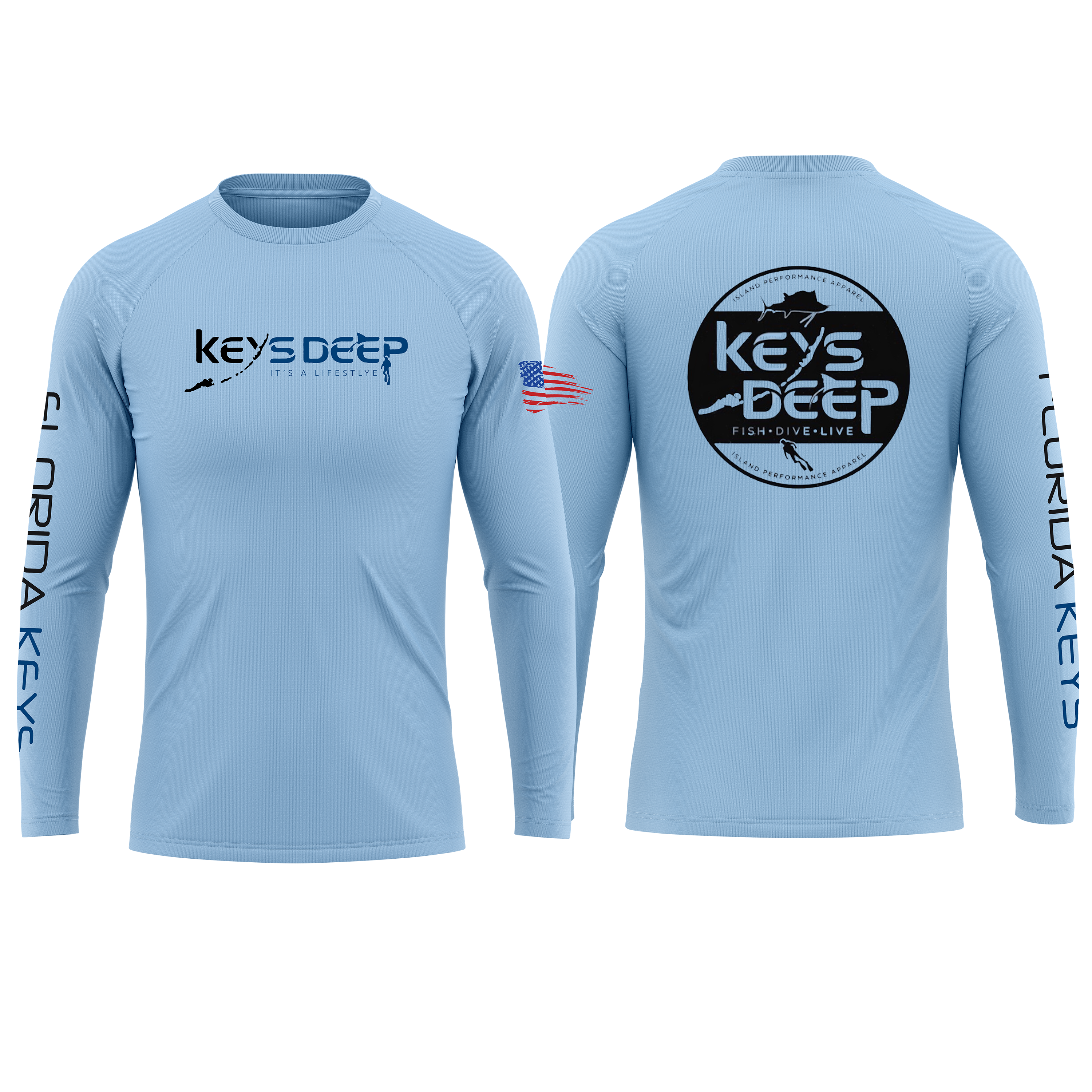 KD Round | Light Blue | Long Sleeve