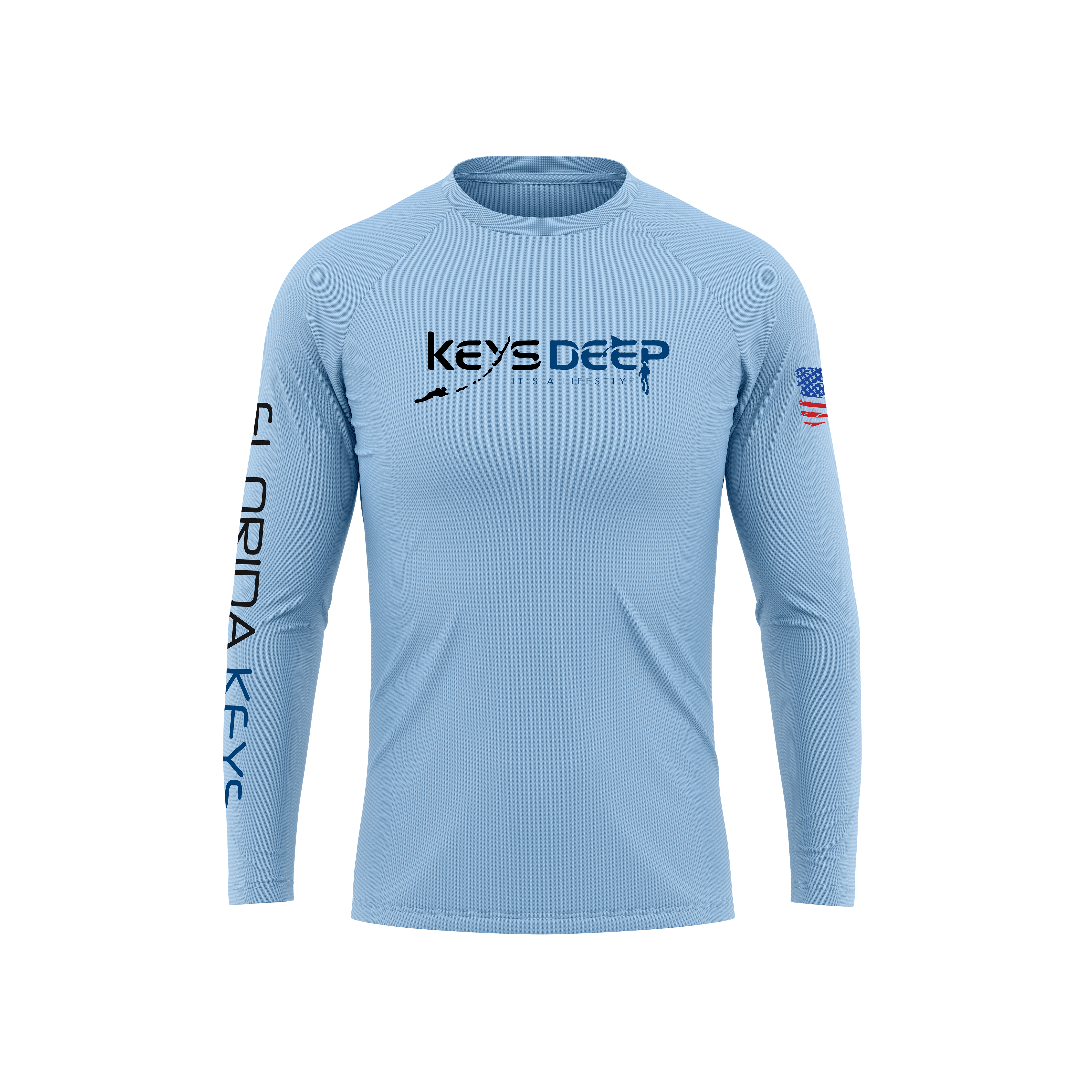 KD Round | Light Blue | Long Sleeve