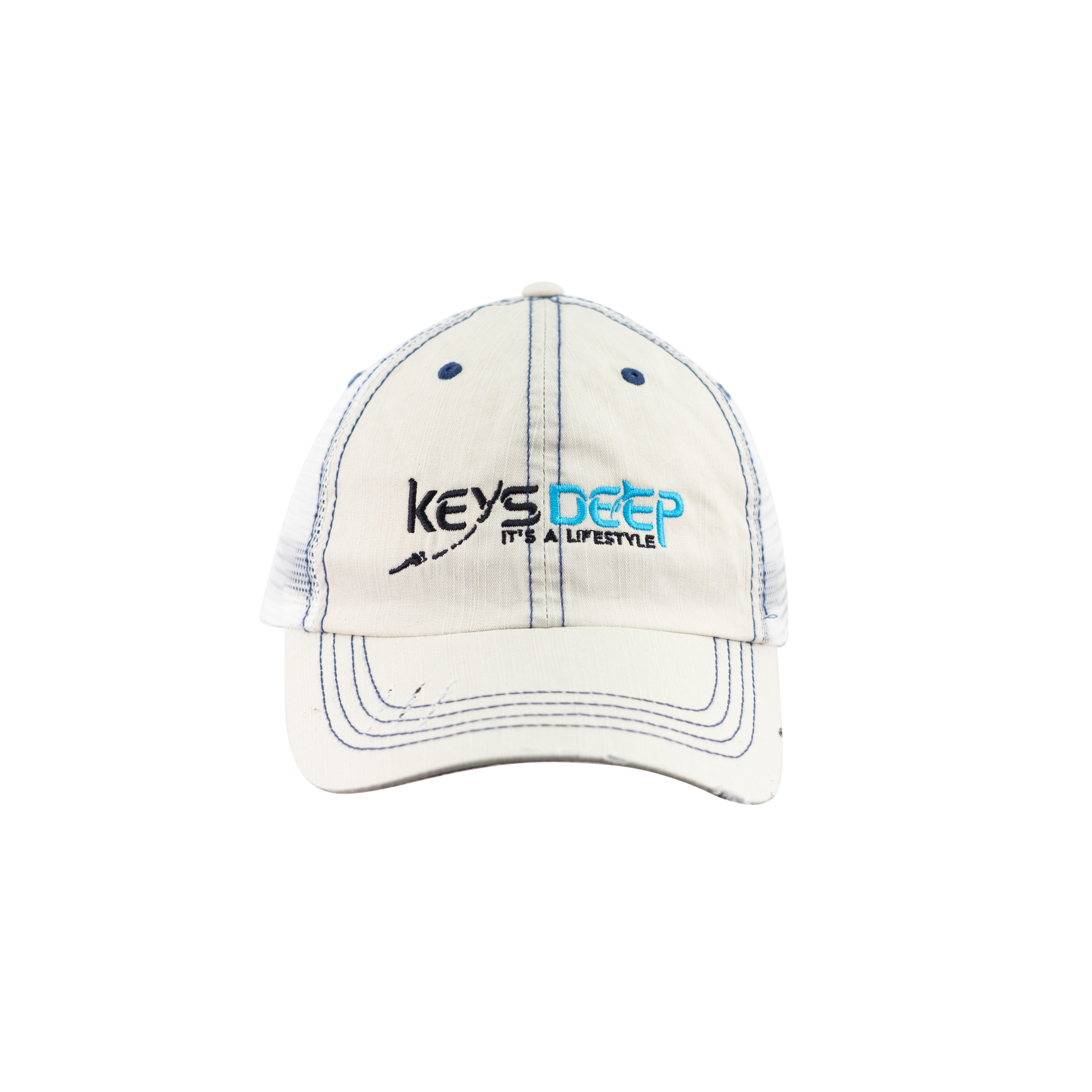 Keys Deep | Mega Cap |Herringbone Cap | Hat