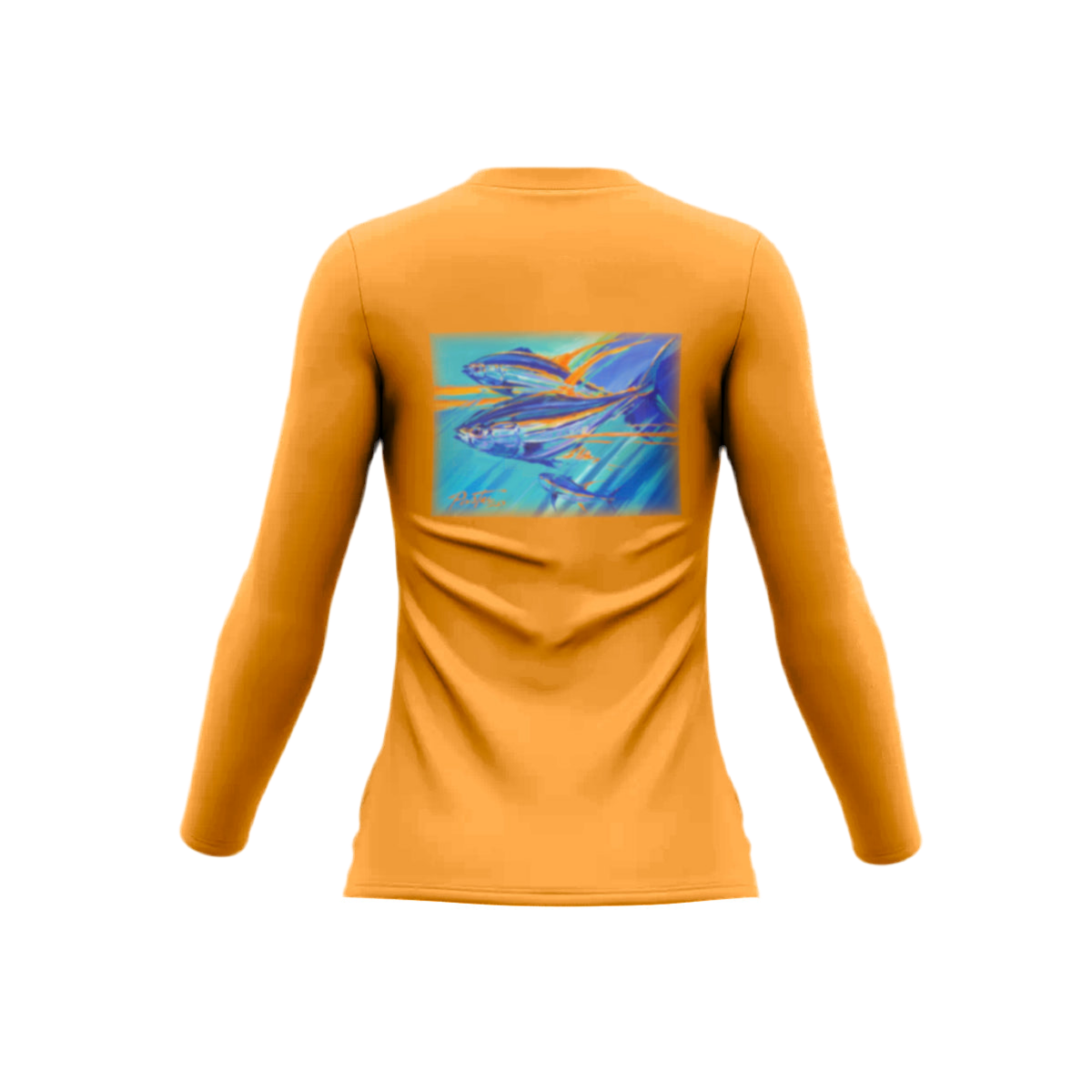 Orange Crush Tuna Art By Pasta | Performance Shirt | Women's