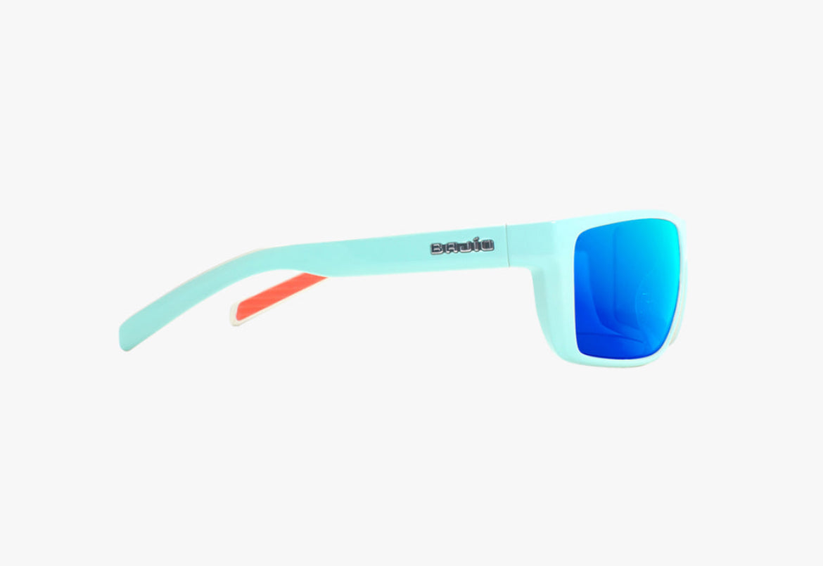 Sigs | Light Blue Frames | Blue Mirror Glass Lenses | Bajio