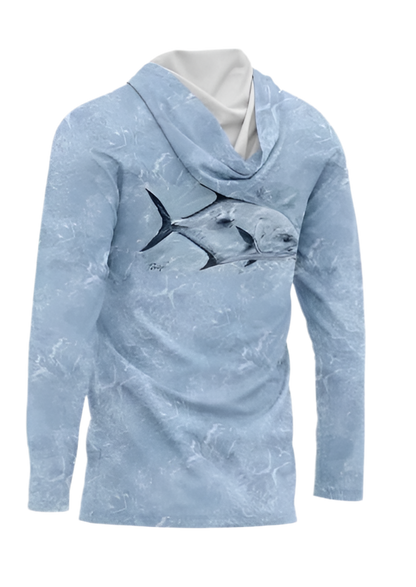 Crabby Permit  Art By Pasta | Performance Shirt | Youth