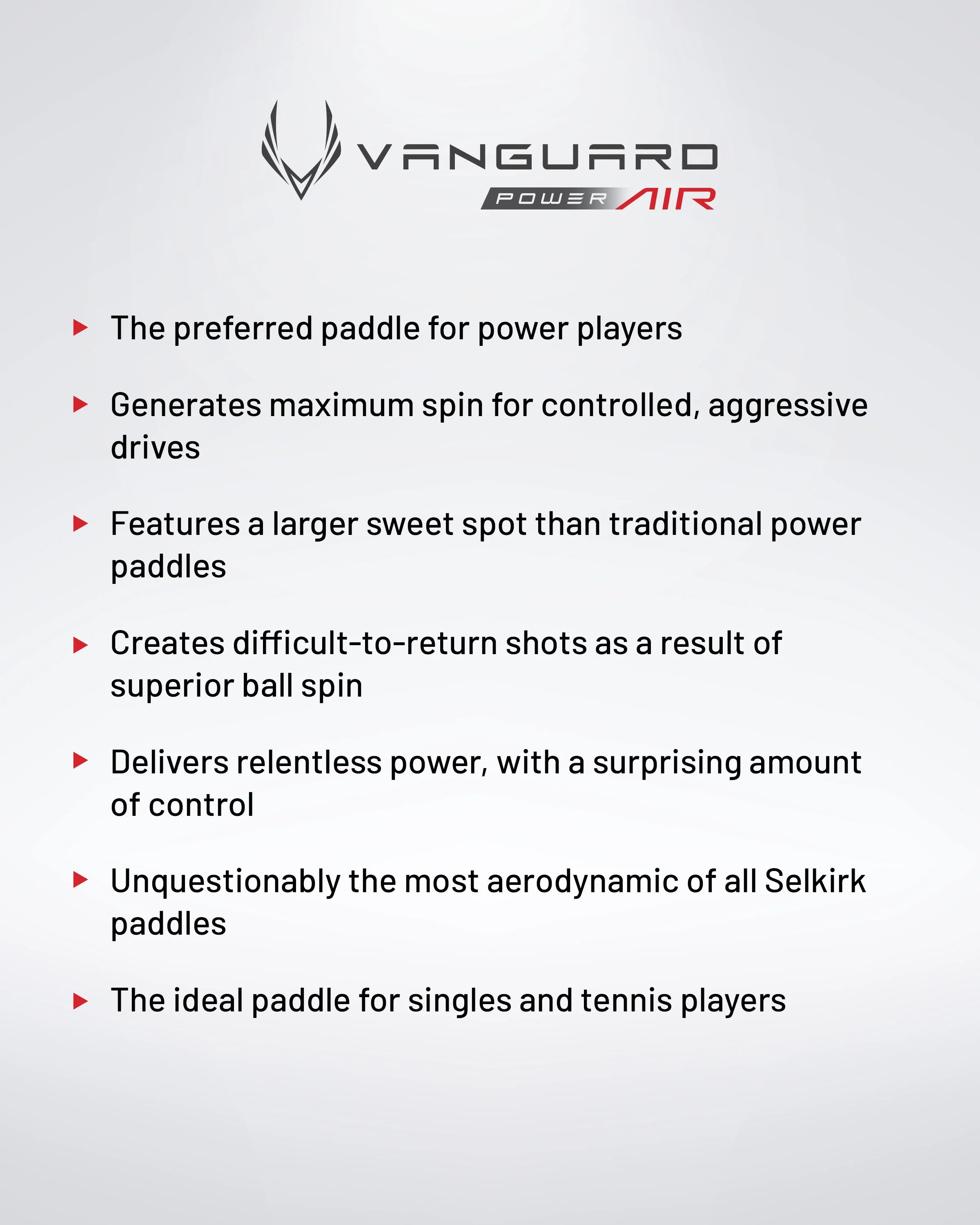 Vanguard Power Air - Invikta | Pickleball Paddle