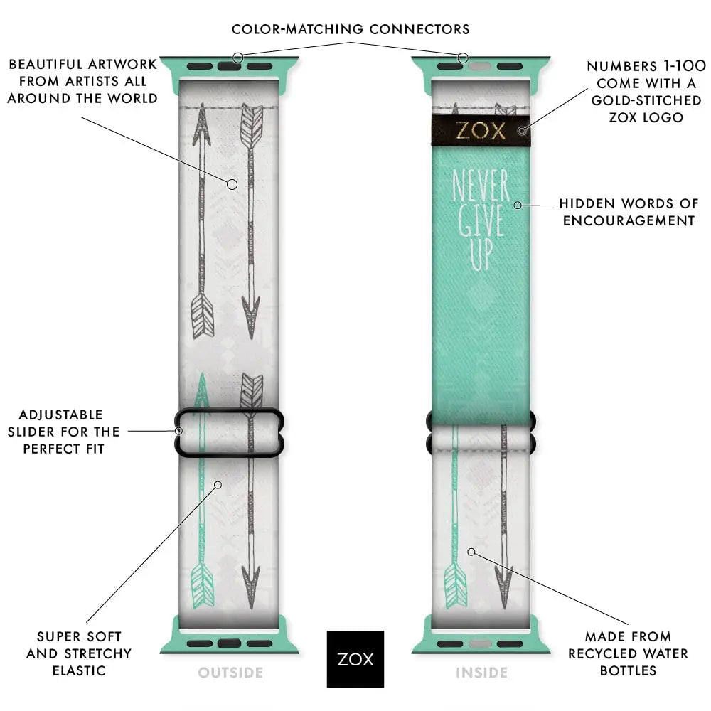 Never Give Up | Apple Watch Band