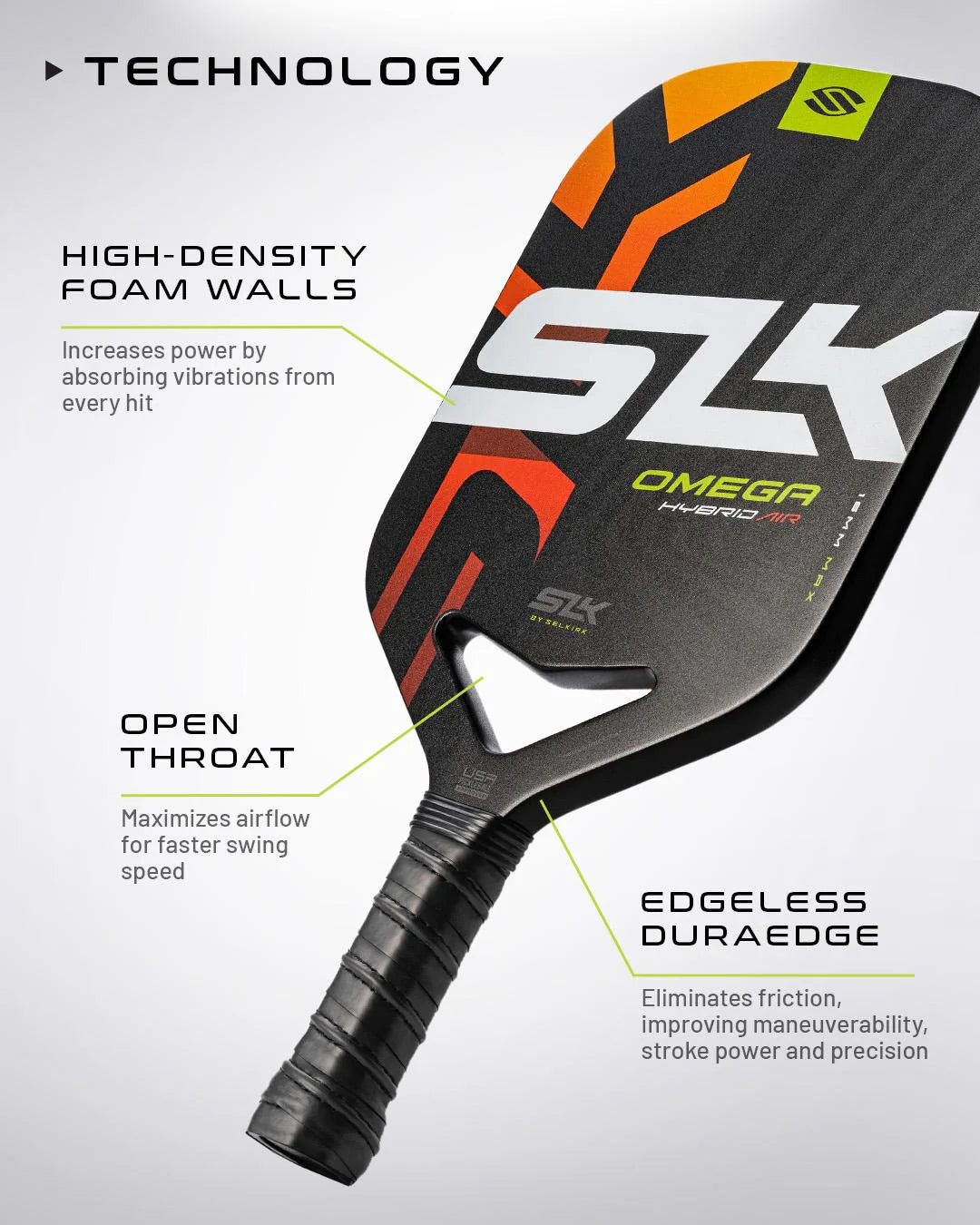 SLK Omega Hybrid | Pickleball Paddle
