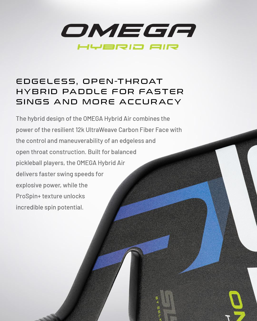 SLK Omega Hybrid | Pickleball Paddle