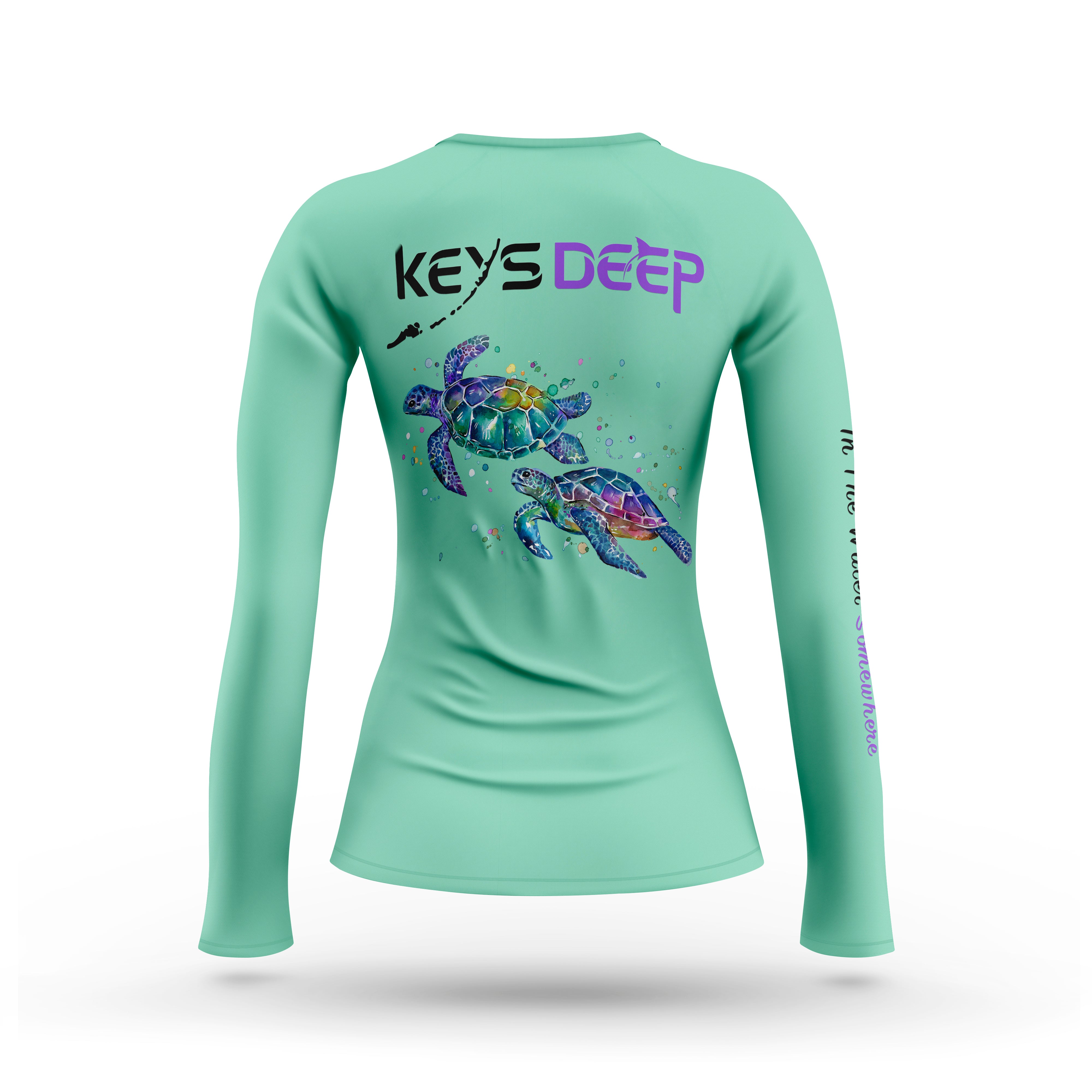 Ladies | Sea Foam | Turtle | Long Sleeve