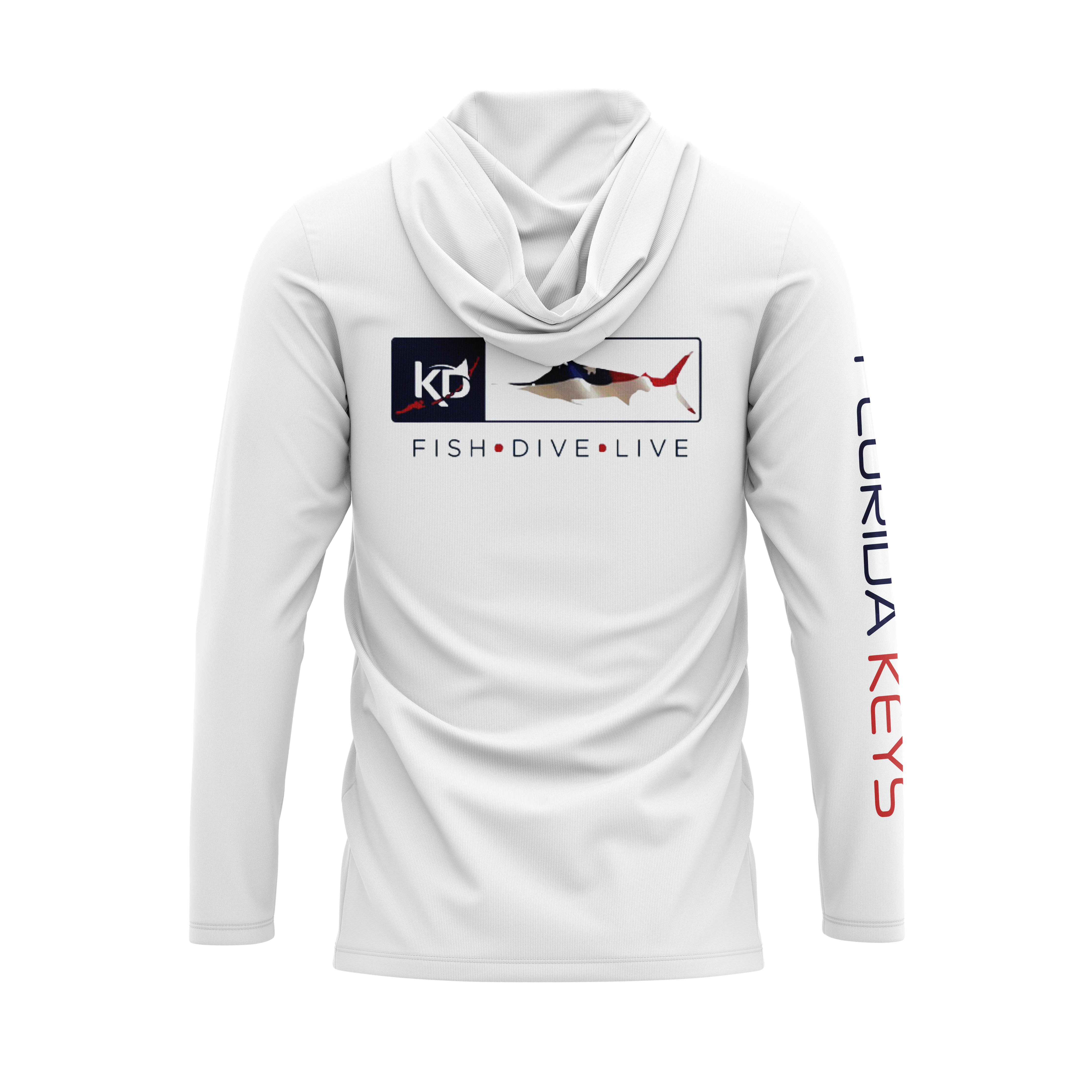 Americana | White | Hoodie Long Sleeve | Keysdeep