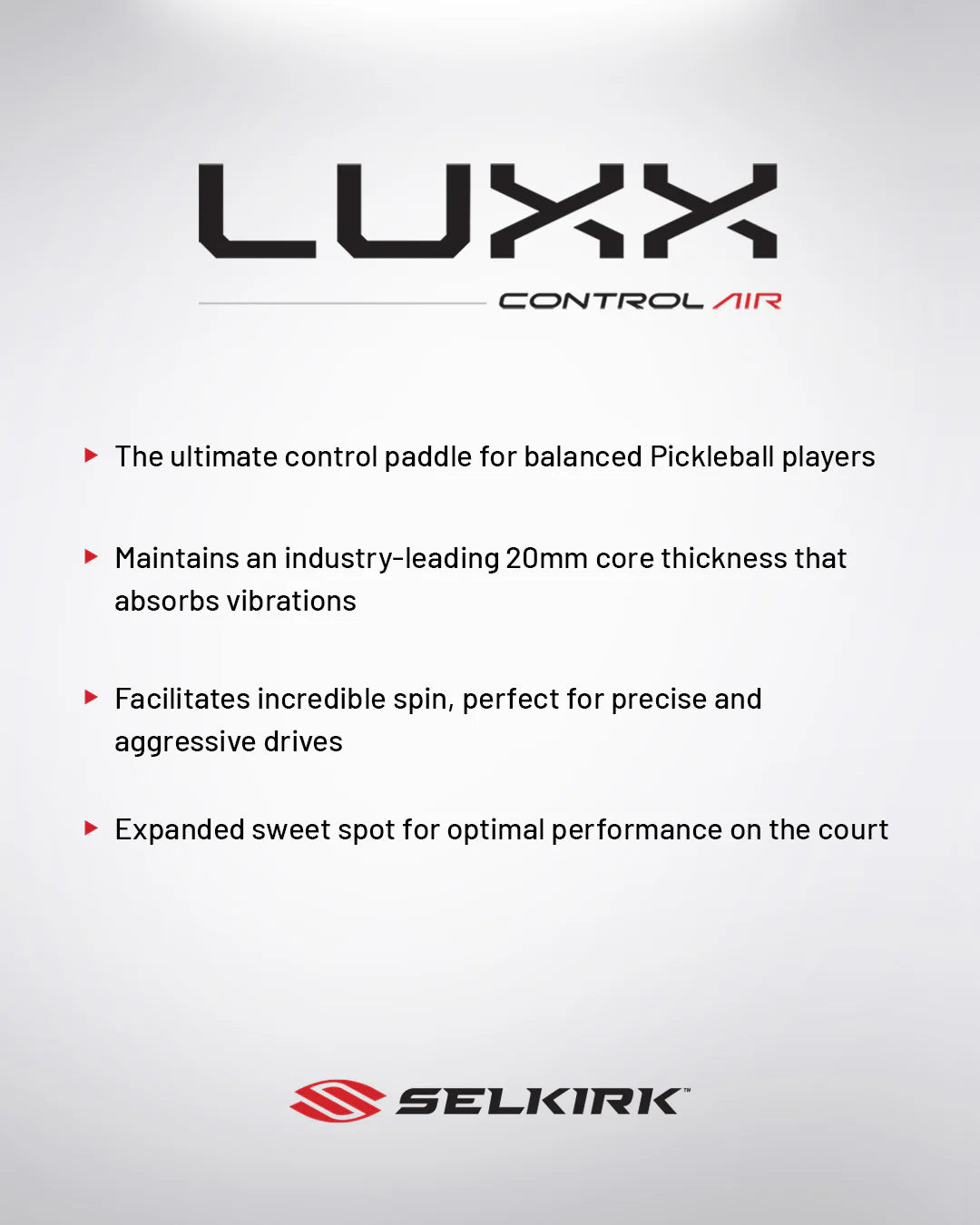 LUXX Control Air - Invikta | Pickleball Paddle