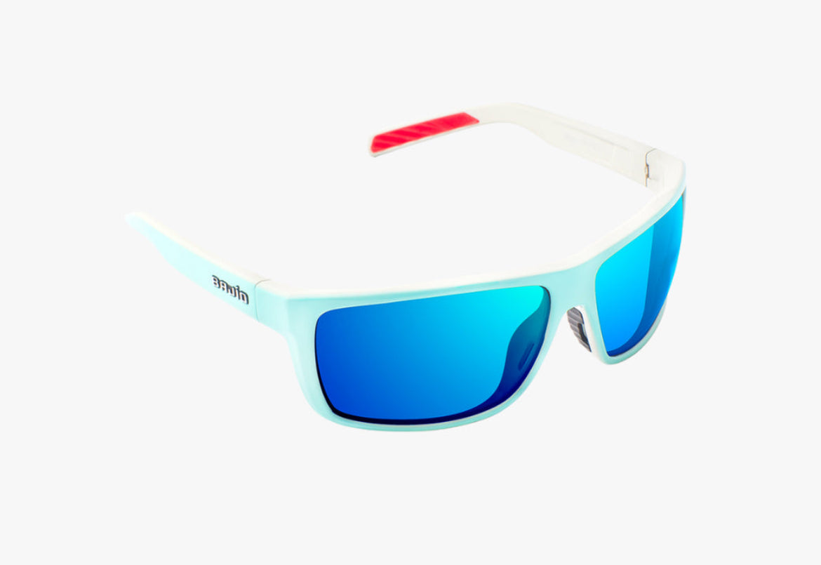 Sigs | Light Blue Frames | Blue Mirror Glass Lenses | Bajio