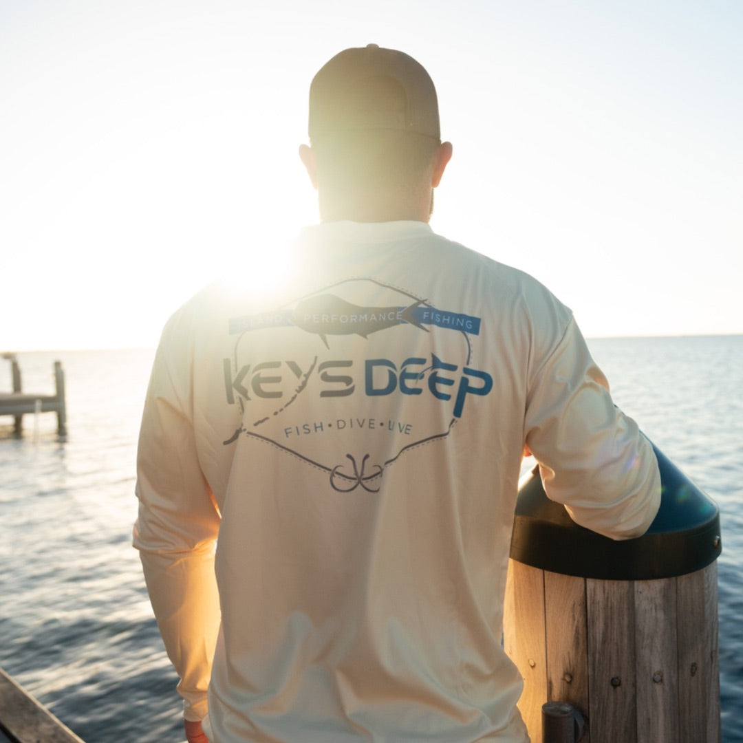 Mahi Hooks | Yellow  | Long Sleeve | Keysdeep