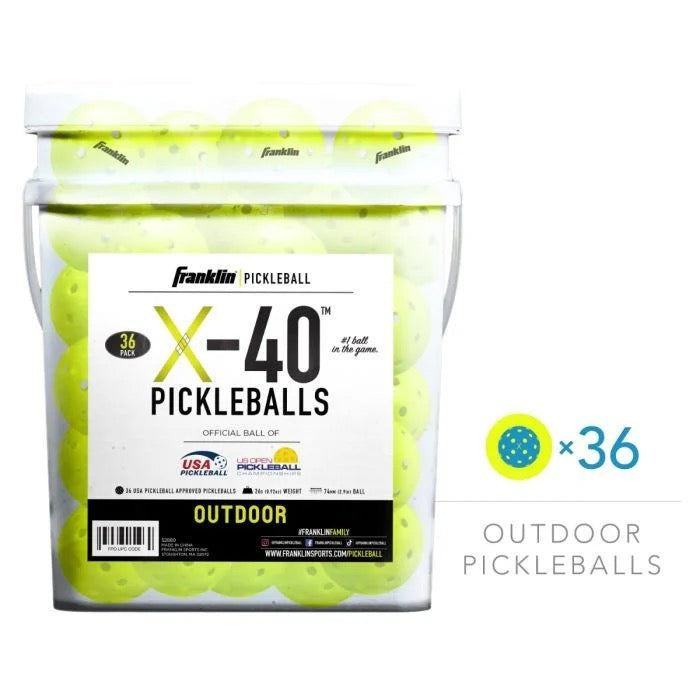 x-40 Outdoor Pickleball 36 Pack | Franklin