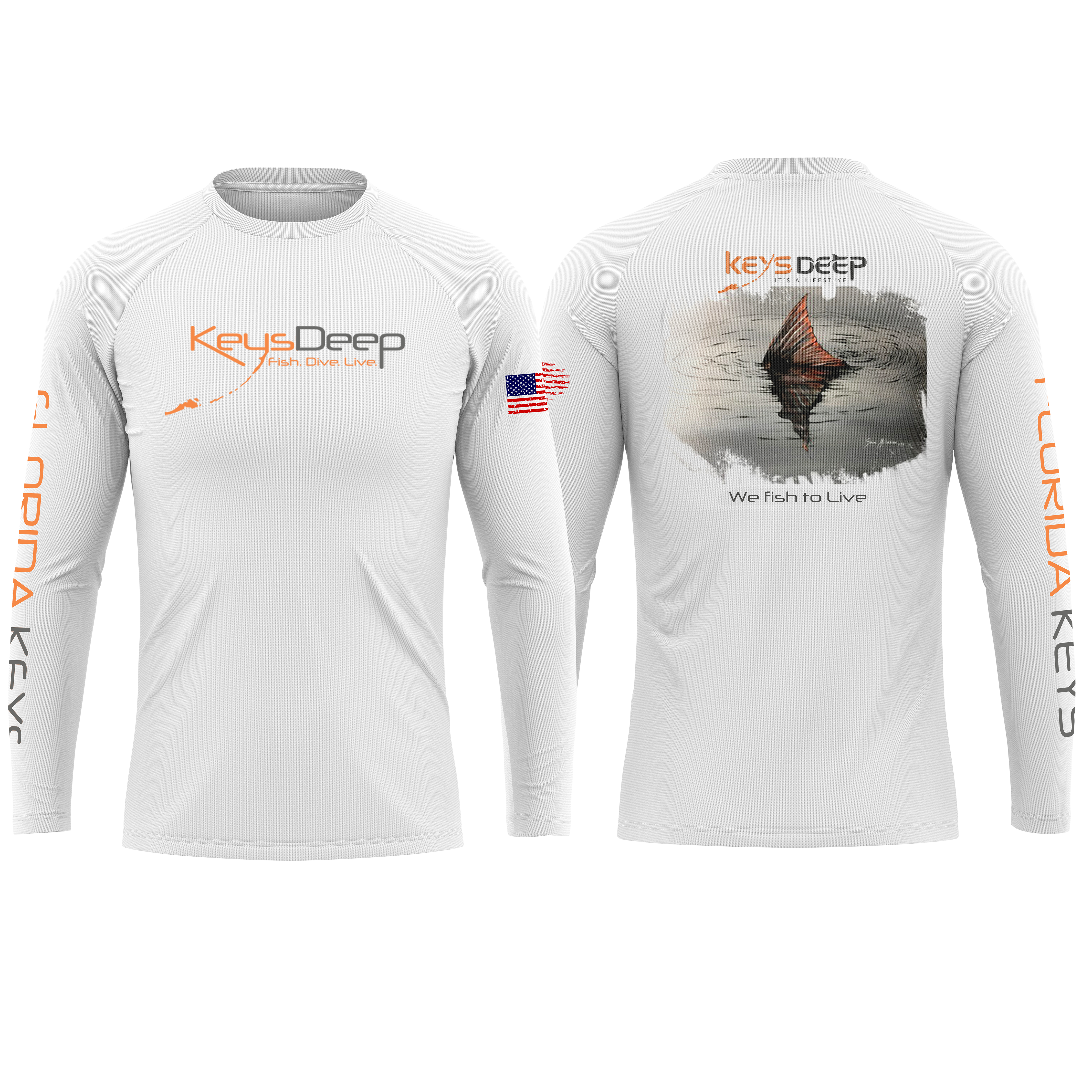 Sam Milazzo Collection | Redfish | Long Sleeve | Keysdeep