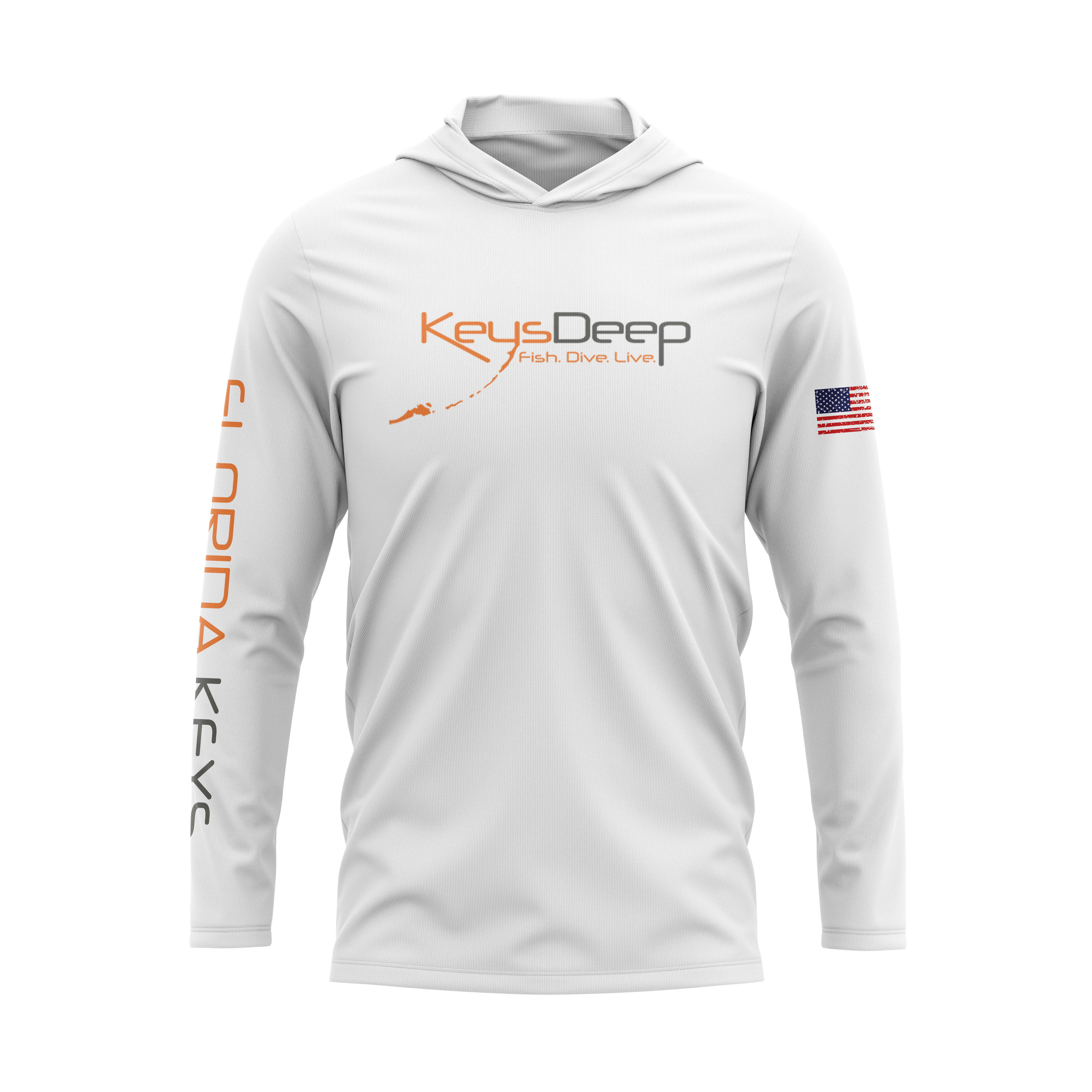 Sam Milazzo Collection | Redfish | Long Sleeve Hoodie | Keysdeep