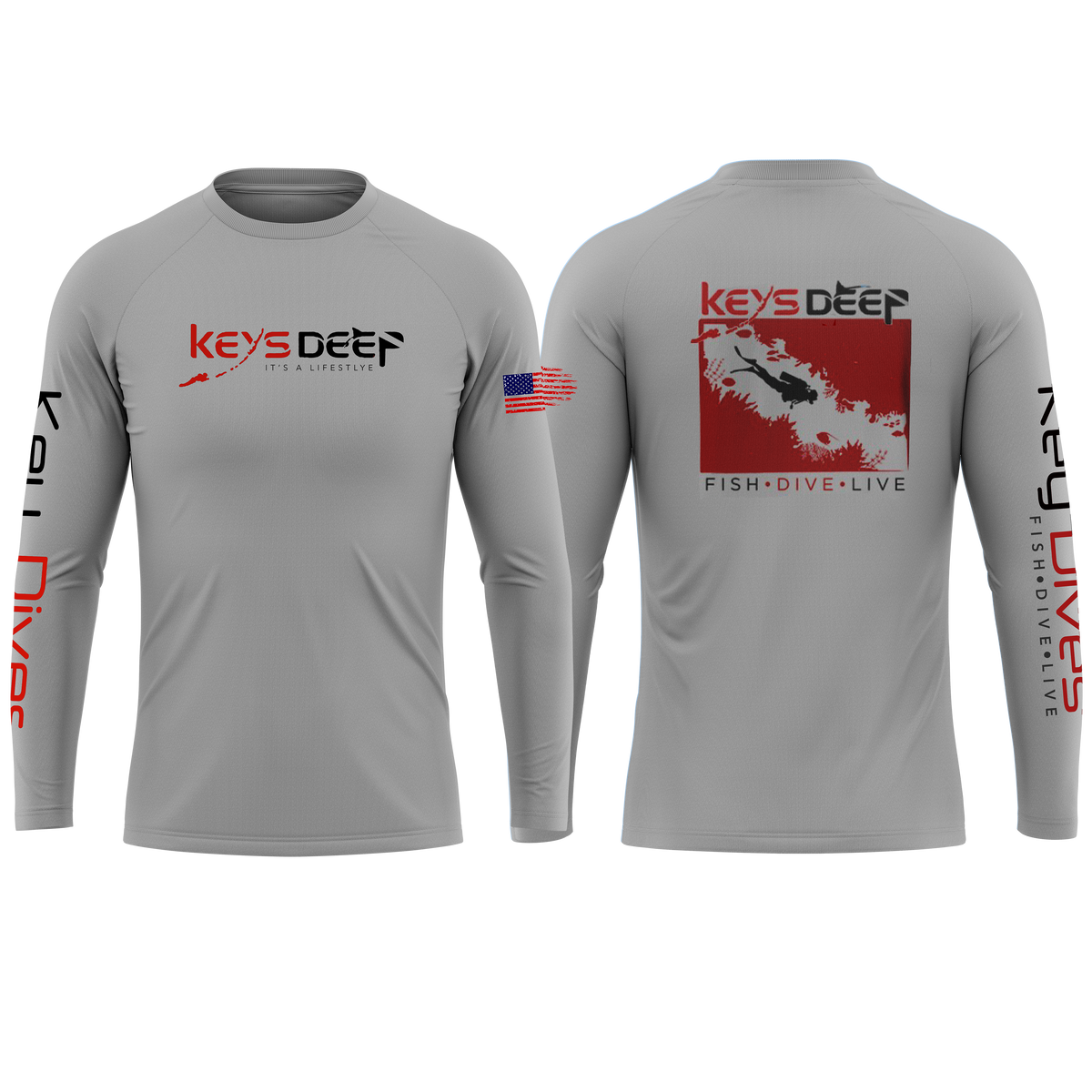 Dive Flag | Performance Shirt | Men's