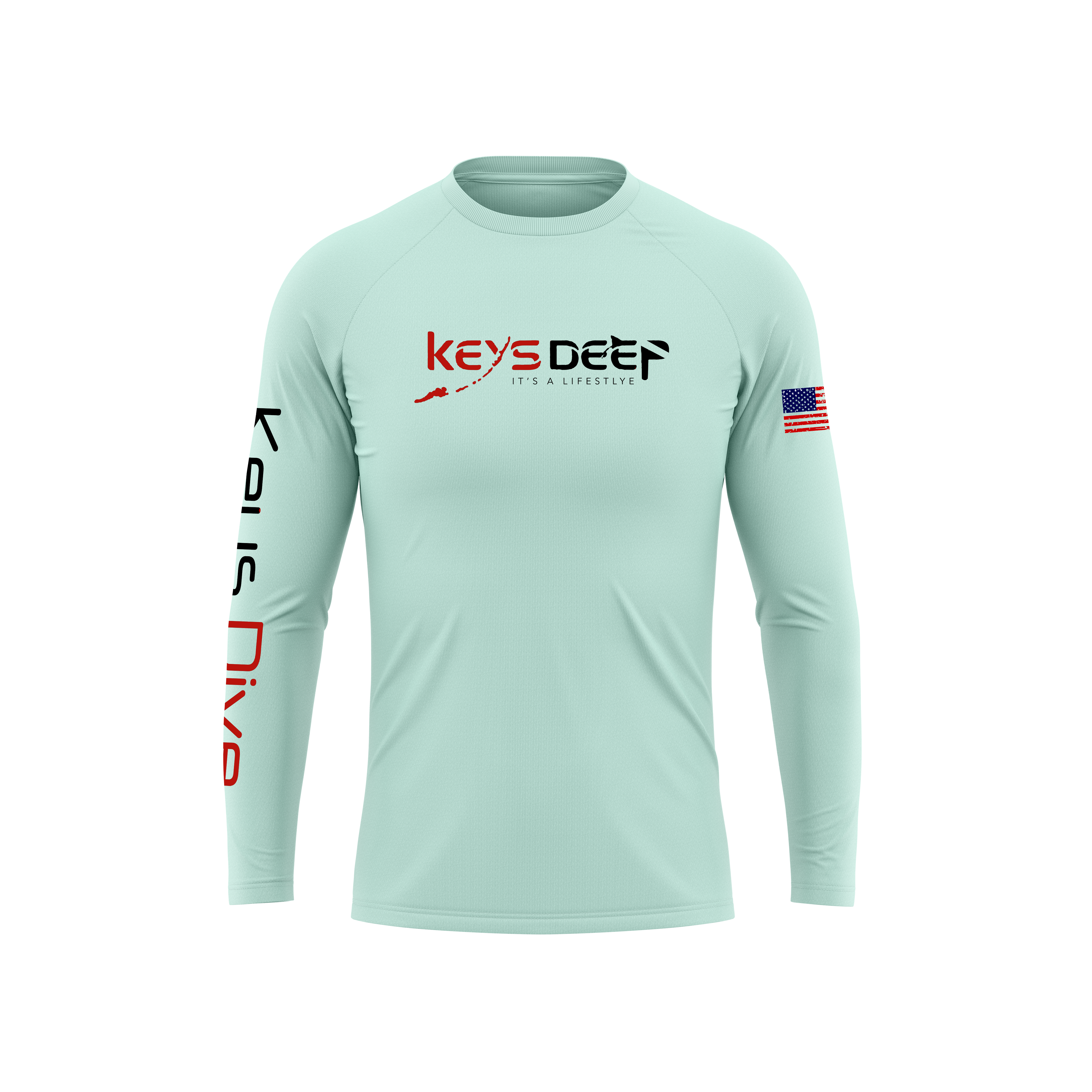Dive Flag | Seafoam | Long Sleeve