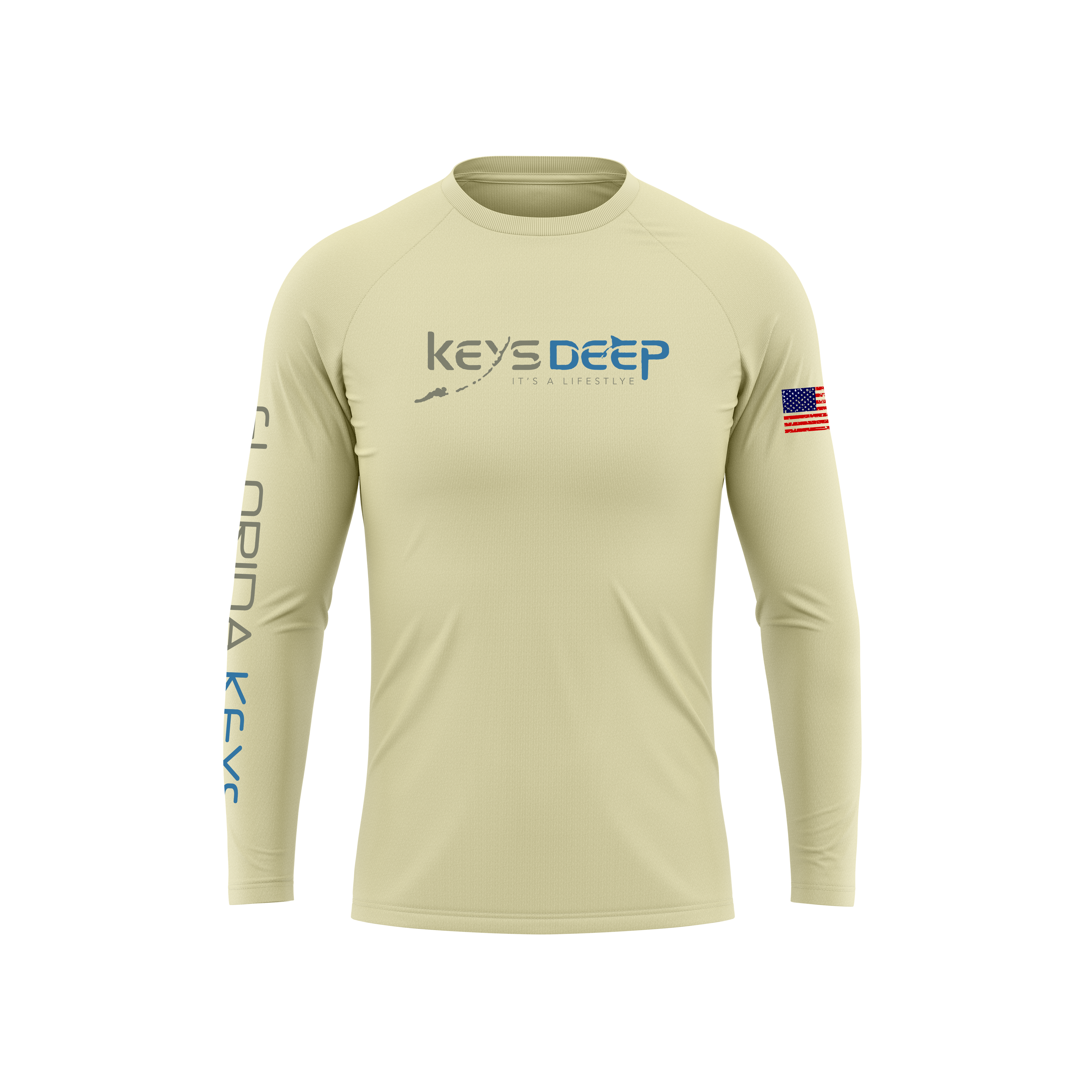 Mahi Hooks | Yellow  | Long Sleeve | Keysdeep