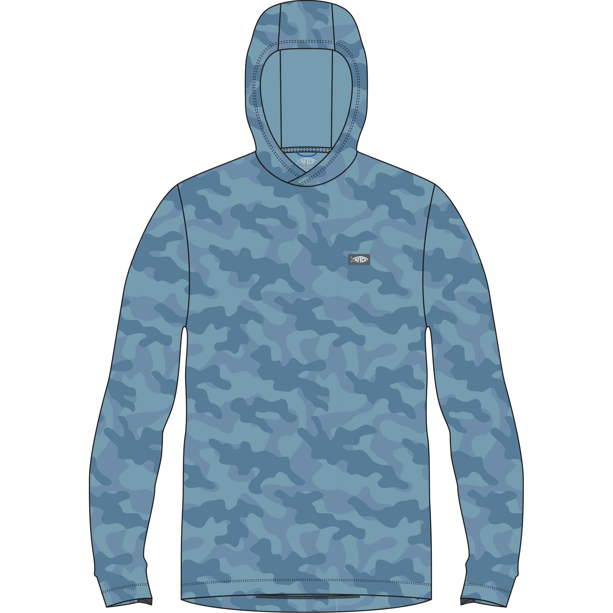 Ocean Bound UPF Printed | Hoodie