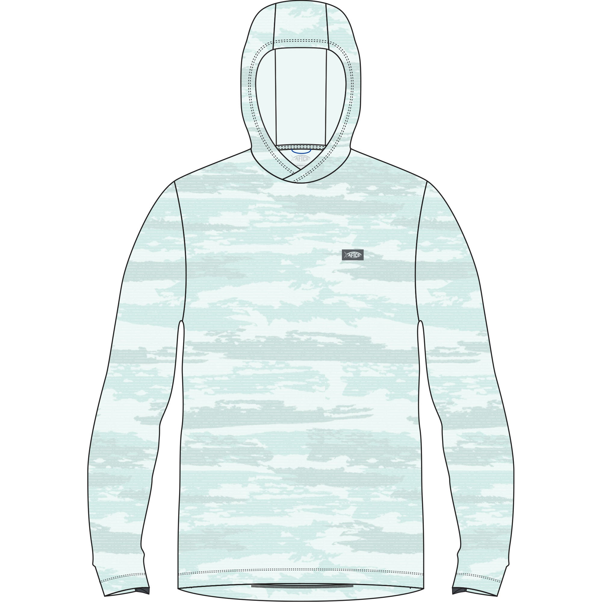 Ocean Bound UPF Printed | Hoodie