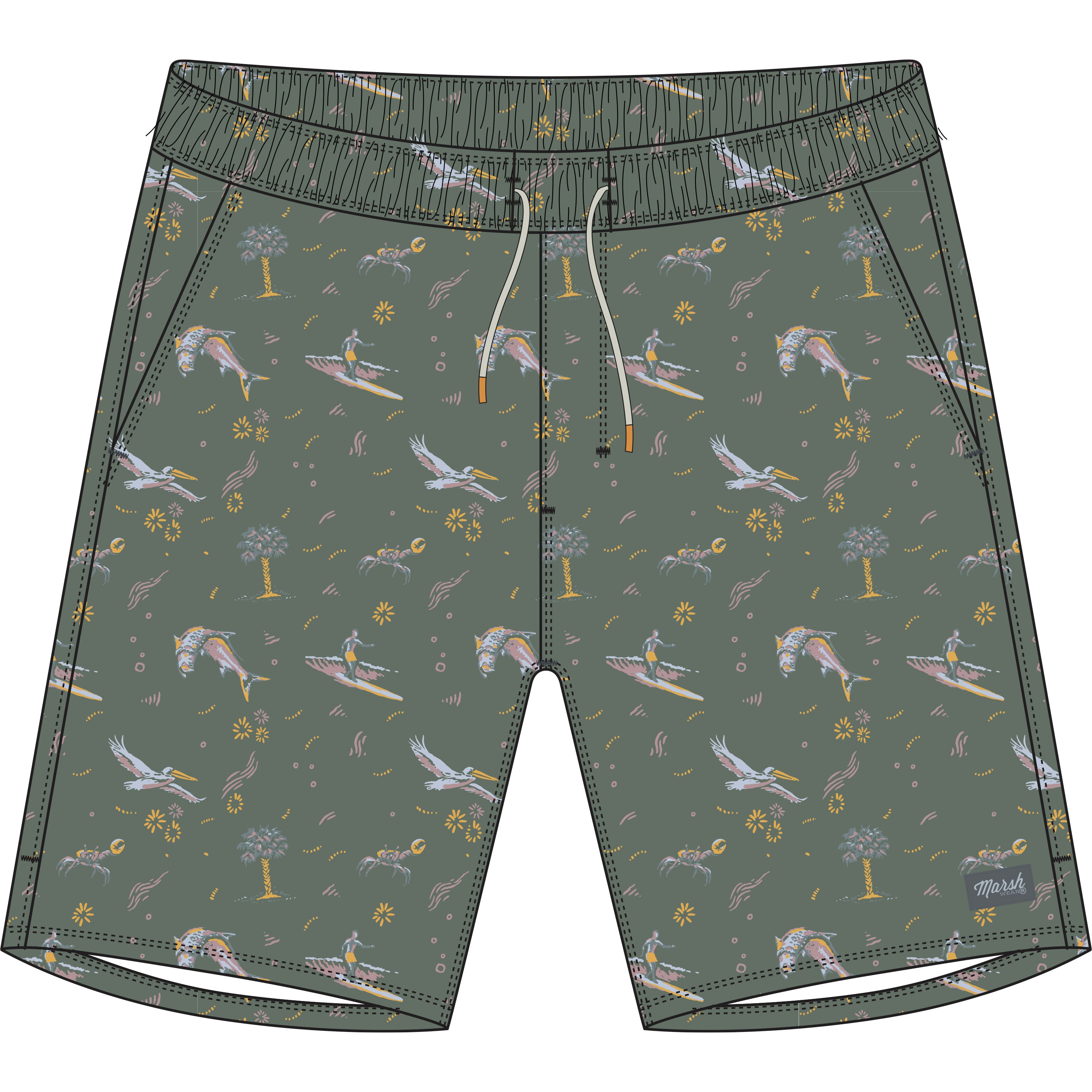 Fulton Hagood Volley Shorts | Marshwear