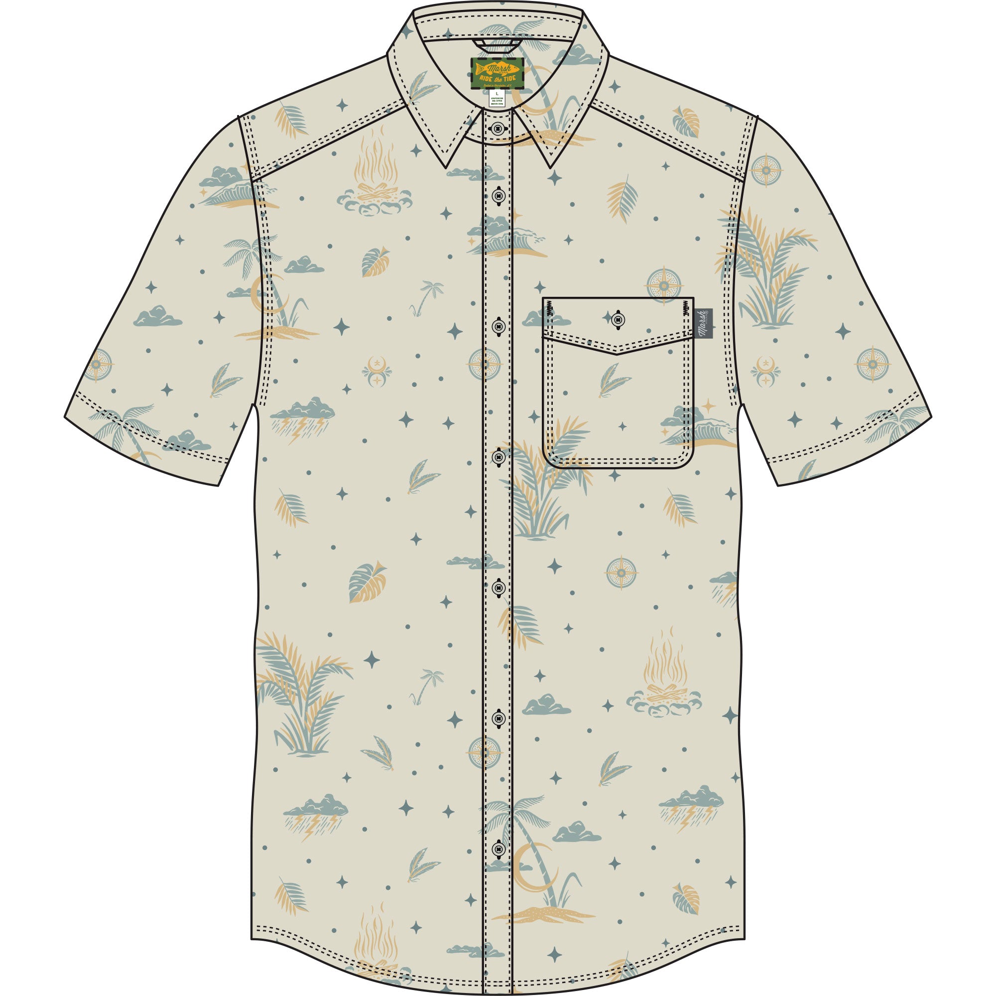 Hagood SS Woven | Marshwear