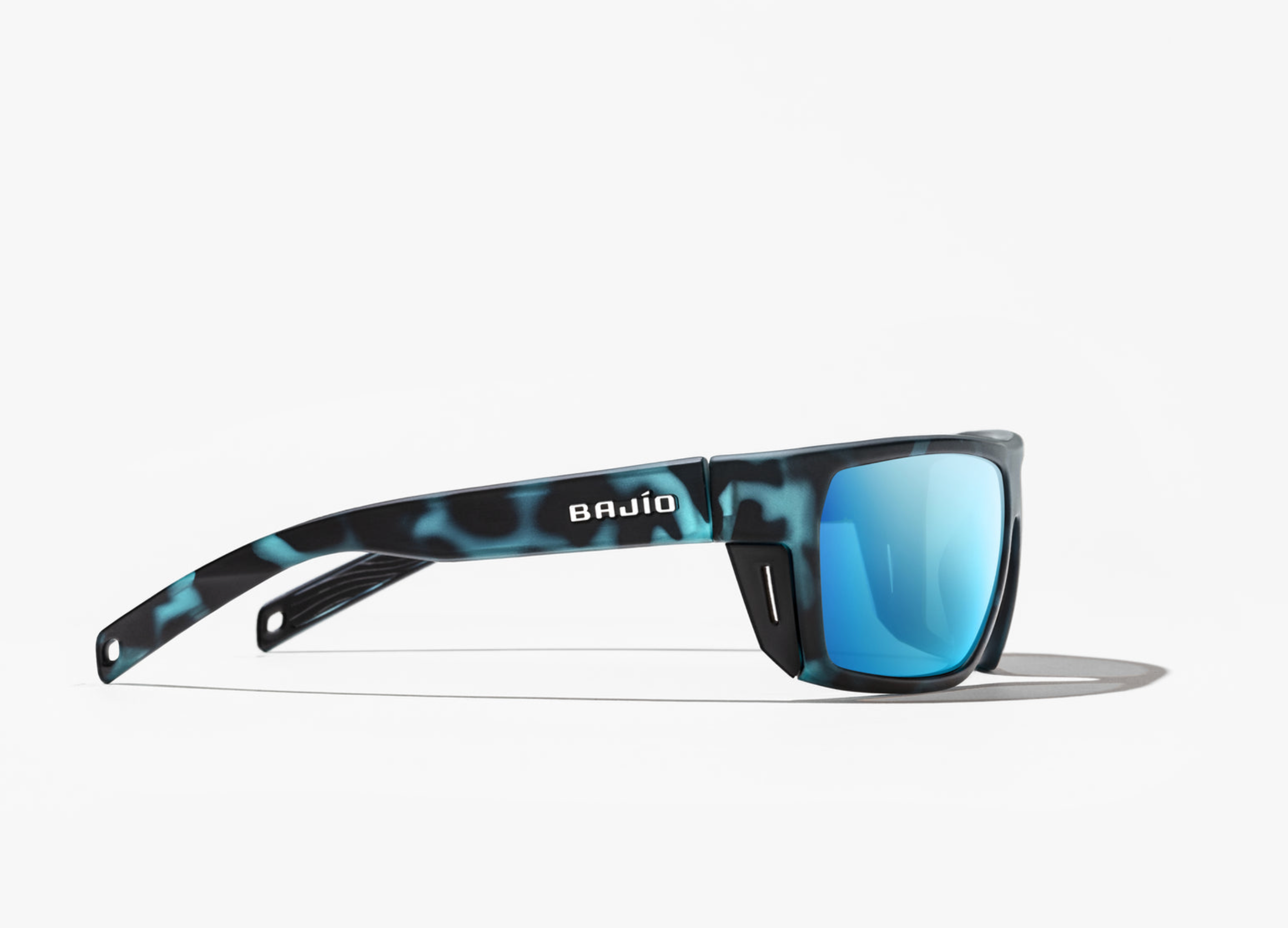 Palometa | Blue Tortoise Matte Frame | Blue Mirror Glass Lenses | Bajio