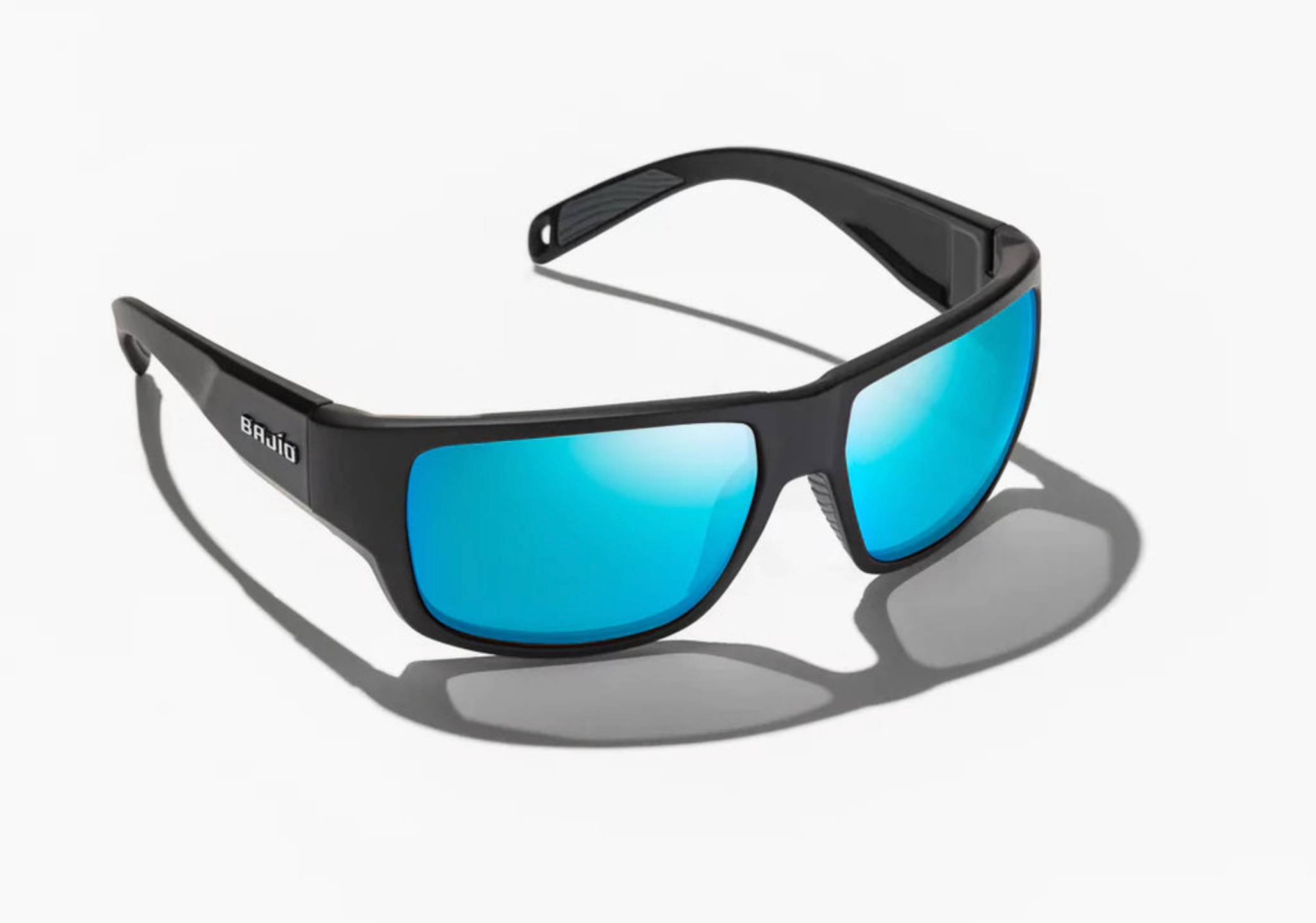 Piedra | Black Matte Frame | Blue Mirror Glass Lenses | Bajio