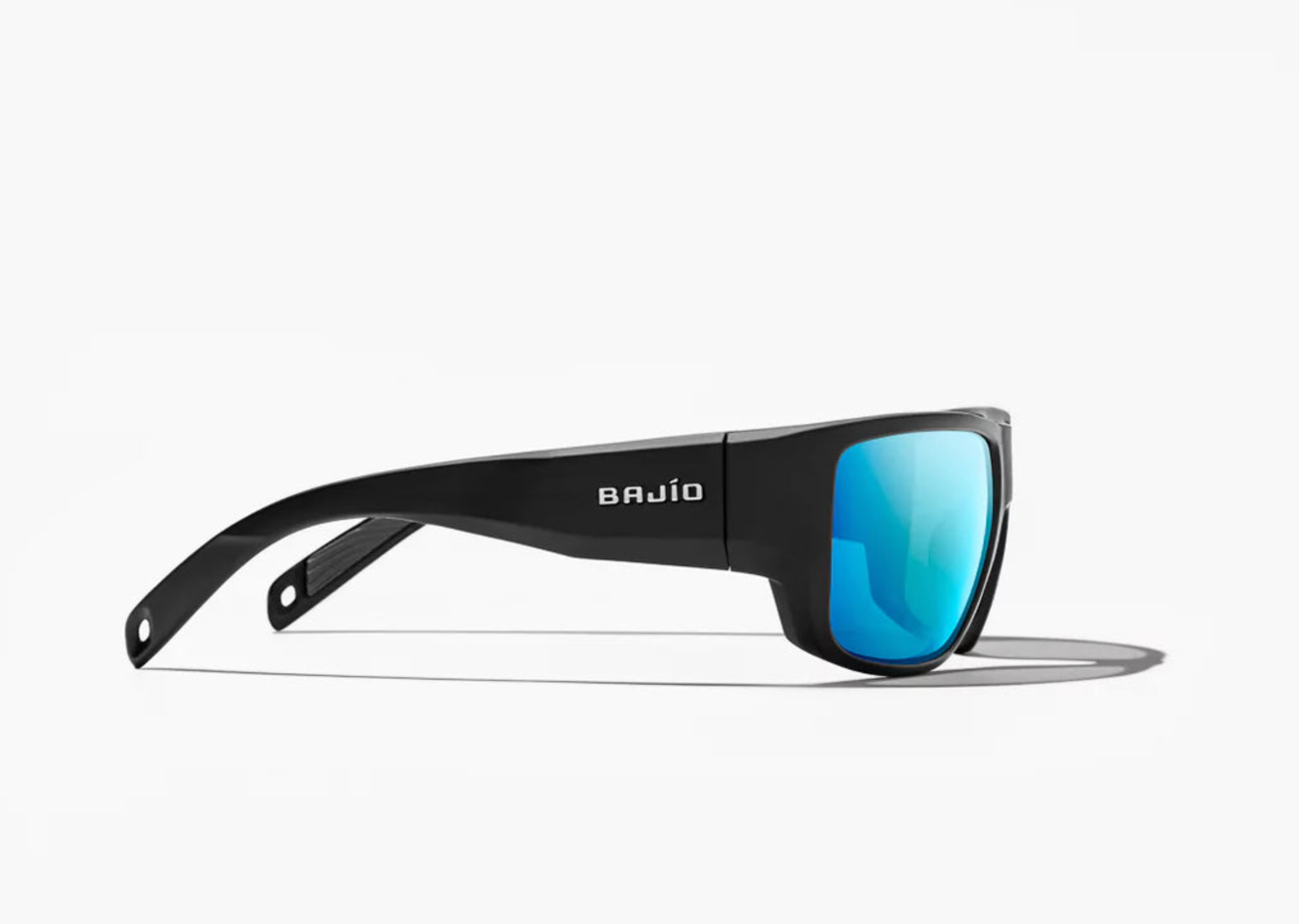 Piedra | Black Matte Frame | Blue Mirror Glass Lenses | Bajio