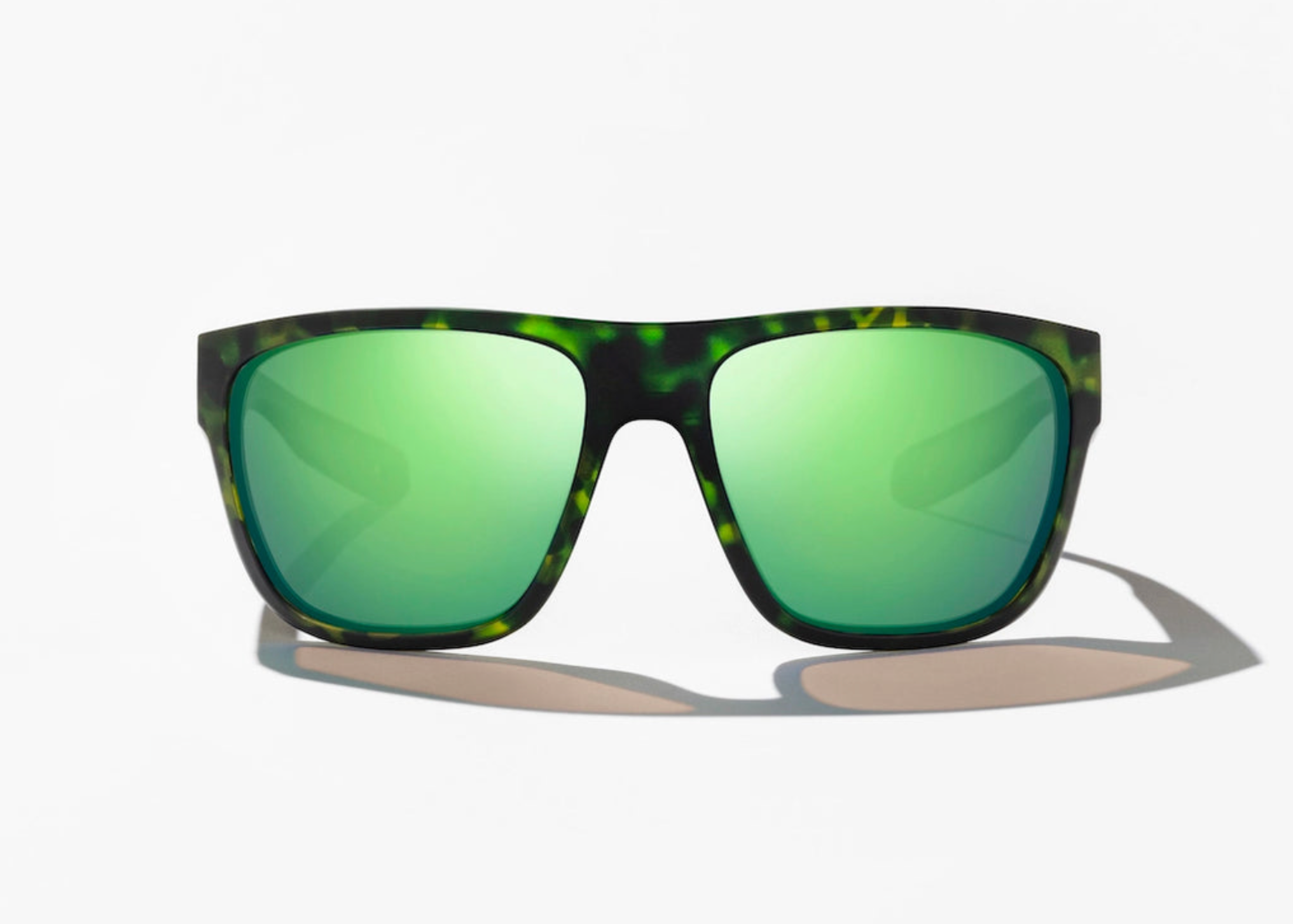Las Rocas | Green Tortoise Matte Frame | Green Mirror Glass Lenses | Bajio