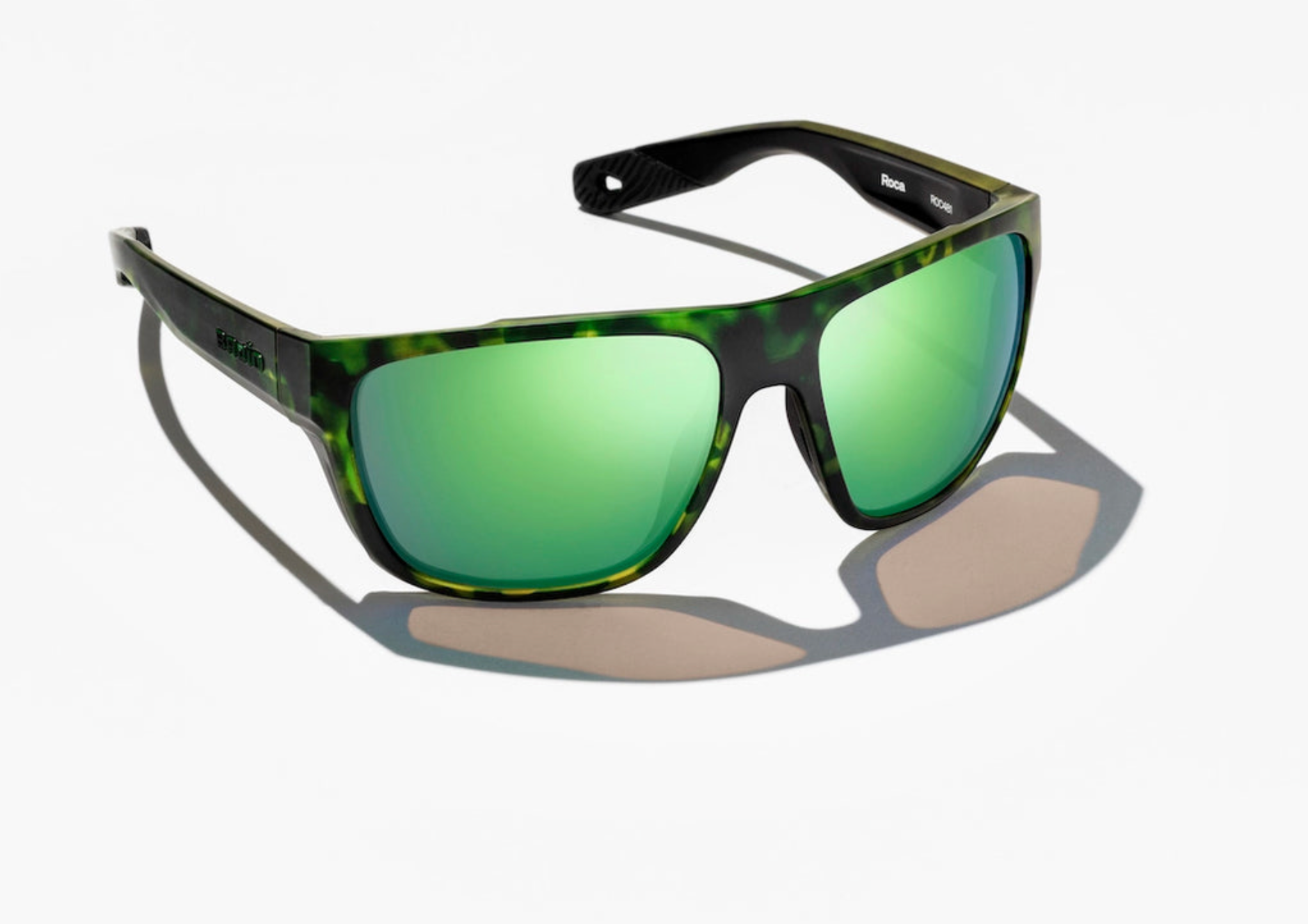 Las Rocas | Green Tortoise Matte Frame | Green Mirror Glass Lenses | Bajio